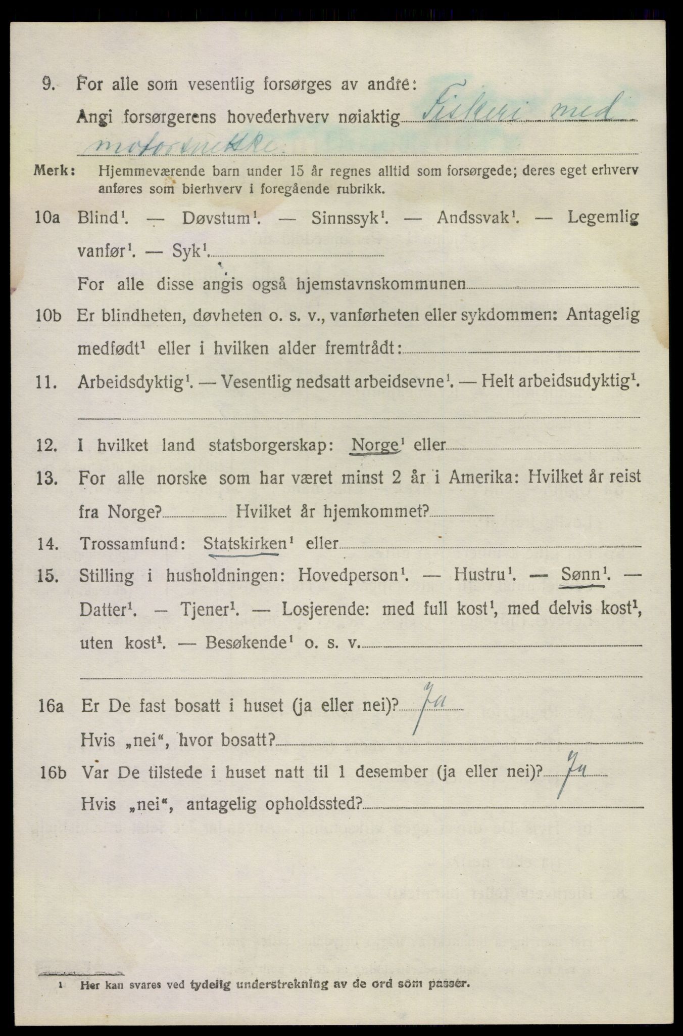 SAKO, 1920 census for Sandeherred, 1920, p. 14263