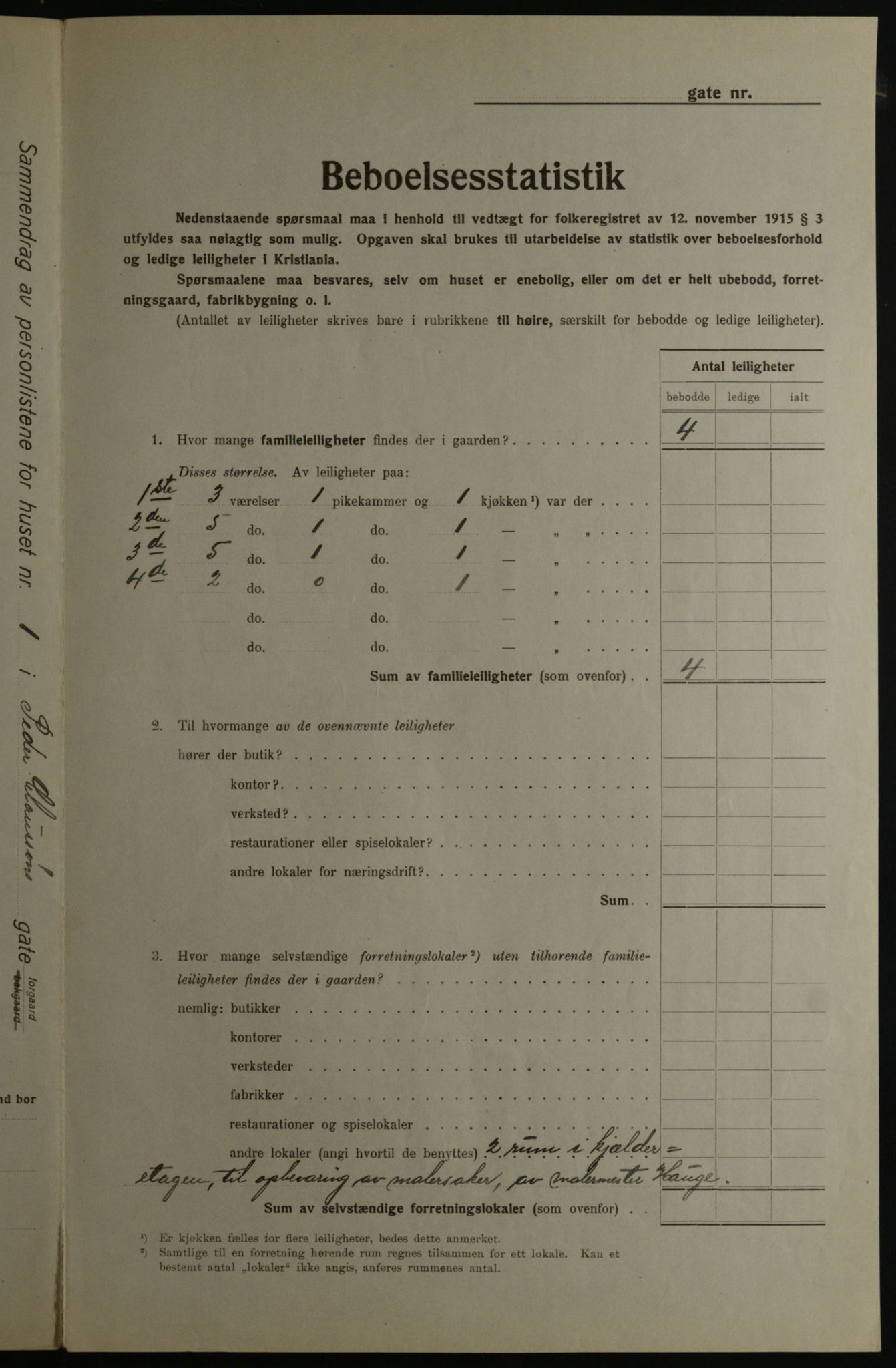 OBA, Municipal Census 1923 for Kristiania, 1923, p. 86805