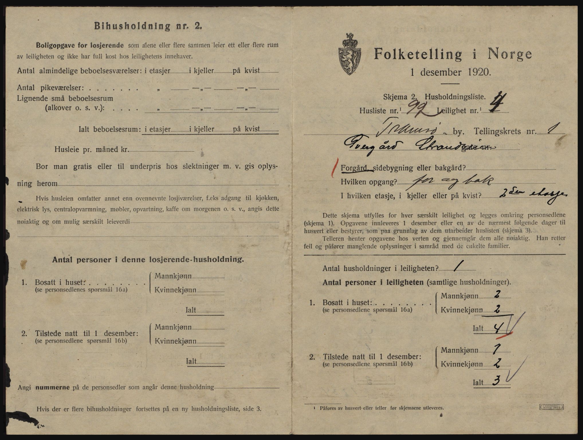 SATØ, 1920 census for Tromsø, 1920, p. 2777