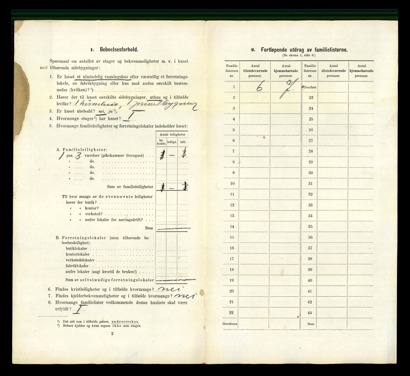 RA, 1910 census for Kragerø, 1910, p. 1385