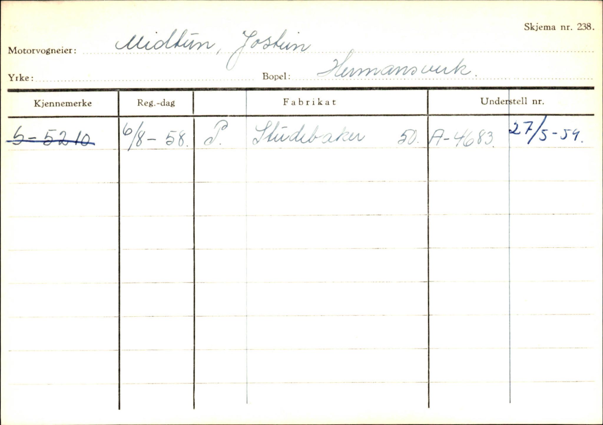 Statens vegvesen, Sogn og Fjordane vegkontor, AV/SAB-A-5301/4/F/L0126: Eigarregister Fjaler M-Å. Leikanger A-Å, 1945-1975, p. 1778