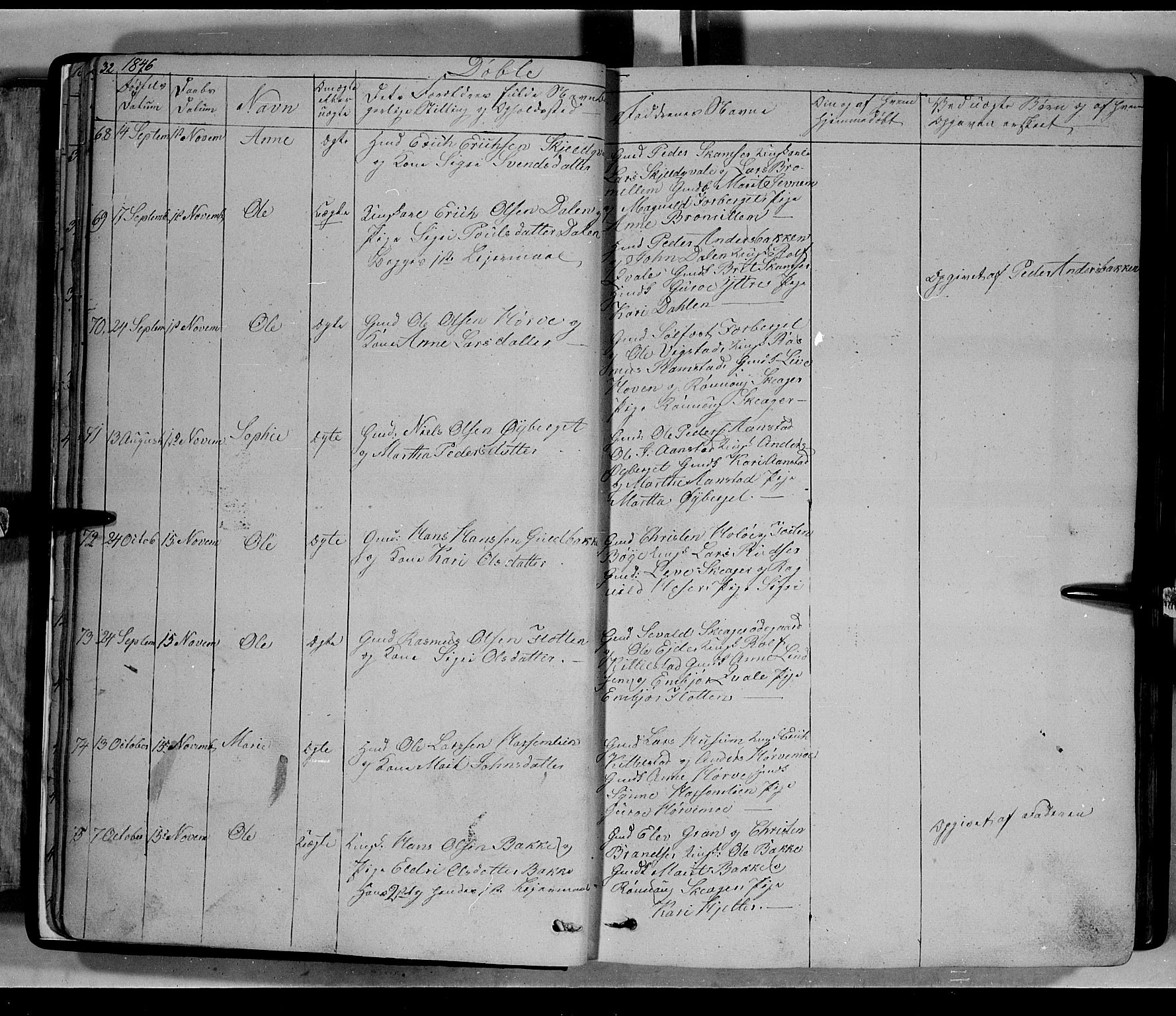 Lom prestekontor, AV/SAH-PREST-070/L/L0004: Parish register (copy) no. 4, 1845-1864, p. 32-33