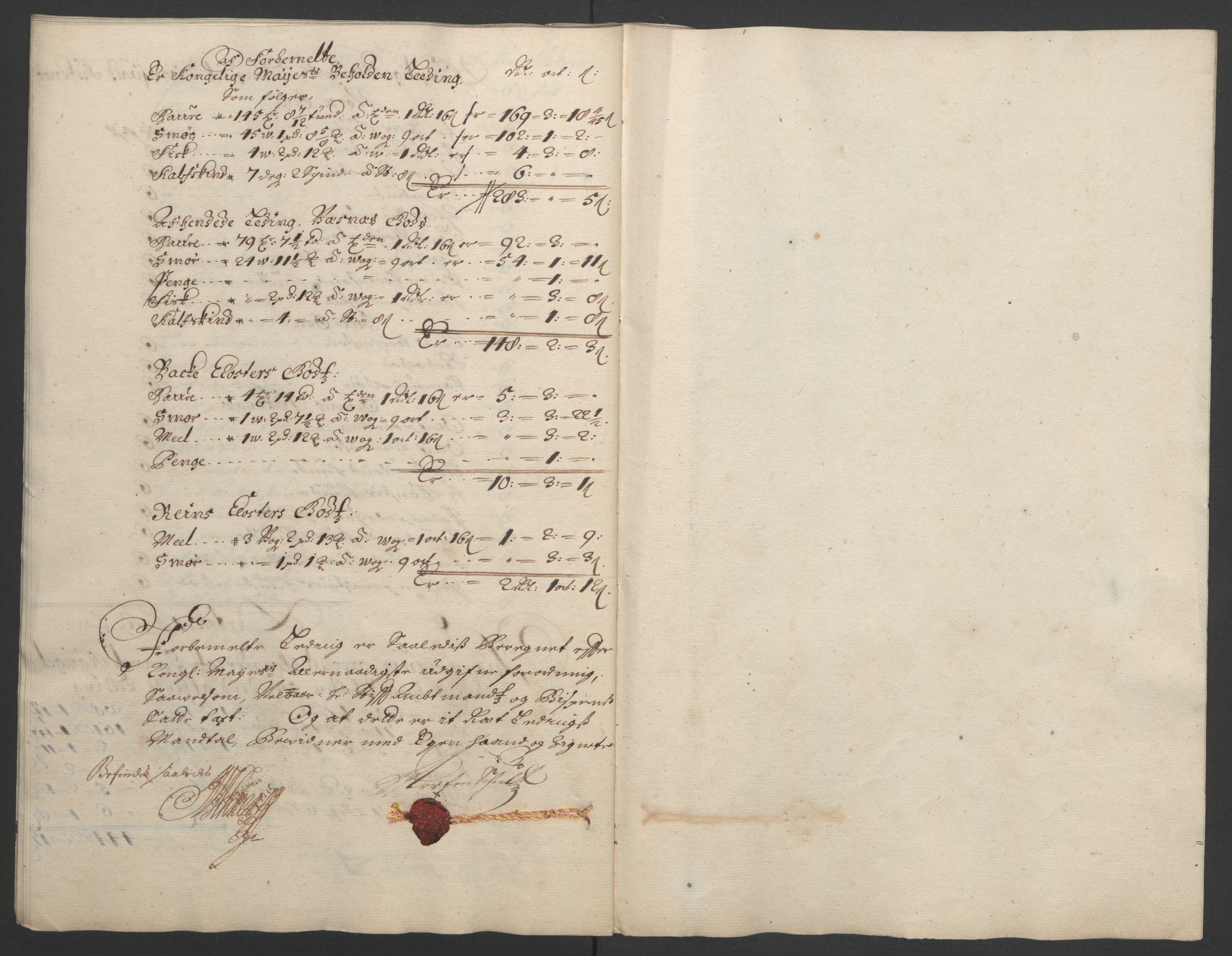Rentekammeret inntil 1814, Reviderte regnskaper, Fogderegnskap, RA/EA-4092/R55/L3651: Fogderegnskap Romsdal, 1693-1694, p. 121