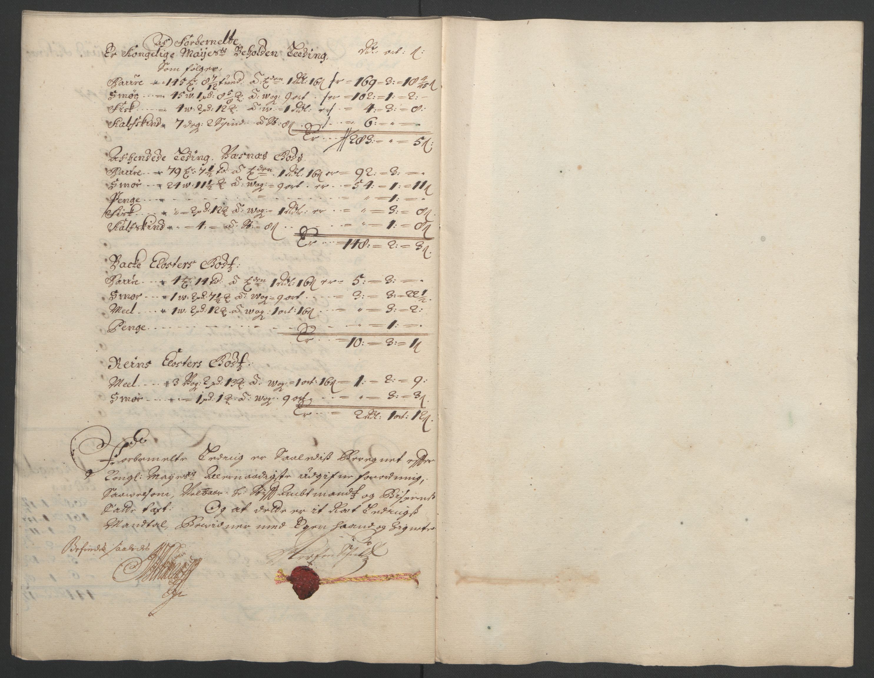 Rentekammeret inntil 1814, Reviderte regnskaper, Fogderegnskap, AV/RA-EA-4092/R55/L3651: Fogderegnskap Romsdal, 1693-1694, p. 121