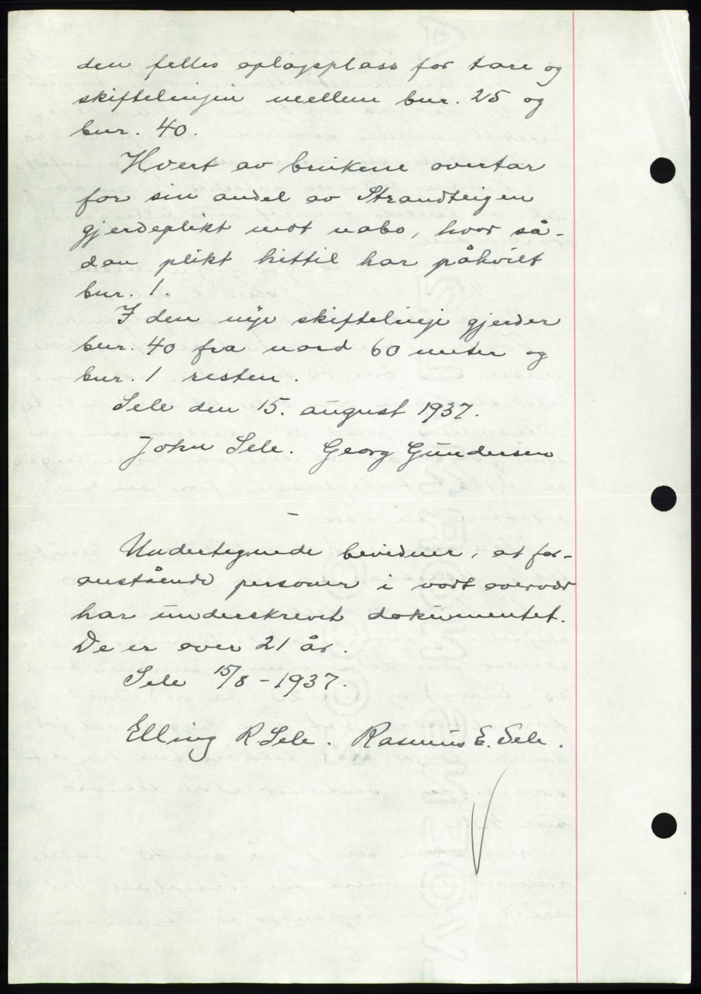 Jæren sorenskriveri, SAST/A-100310/03/G/Gba/L0069: Mortgage book, 1937-1937, Diary no: : 3332/1937