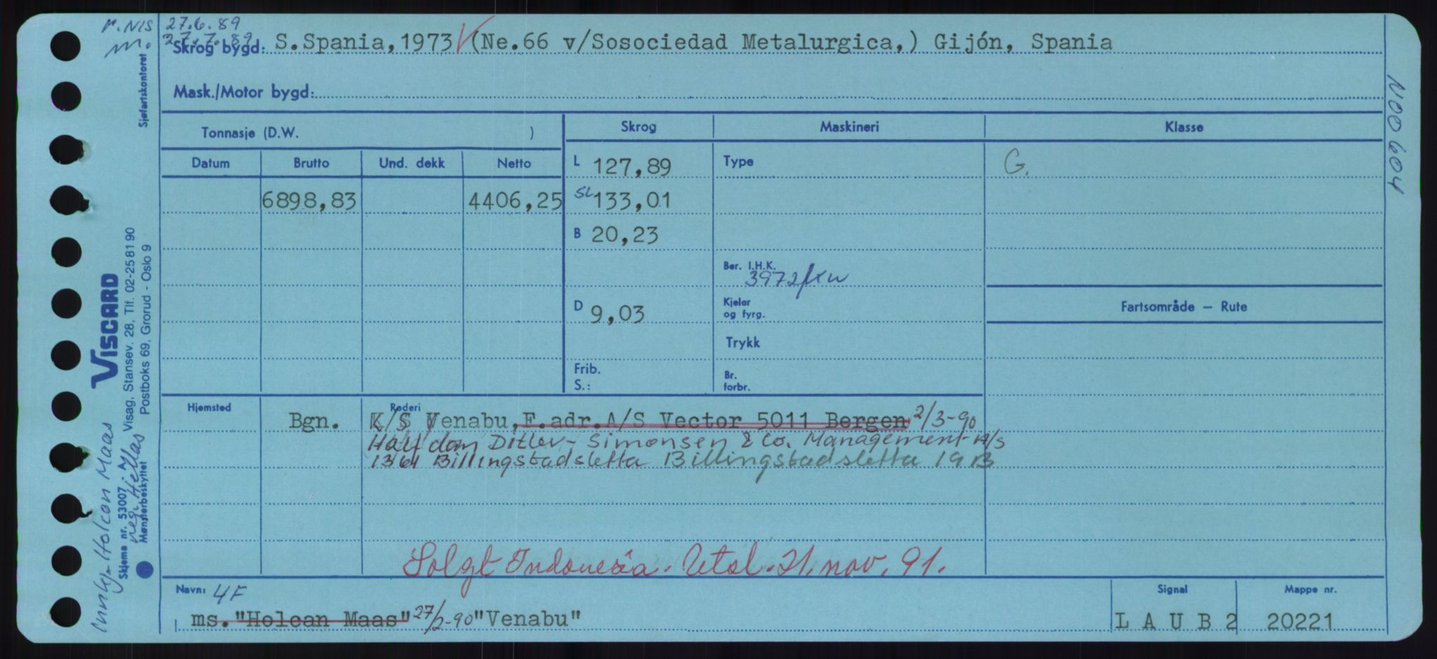 Sjøfartsdirektoratet med forløpere, Skipsmålingen, AV/RA-S-1627/H/Hd/L0040: Fartøy, U-Ve, p. 603