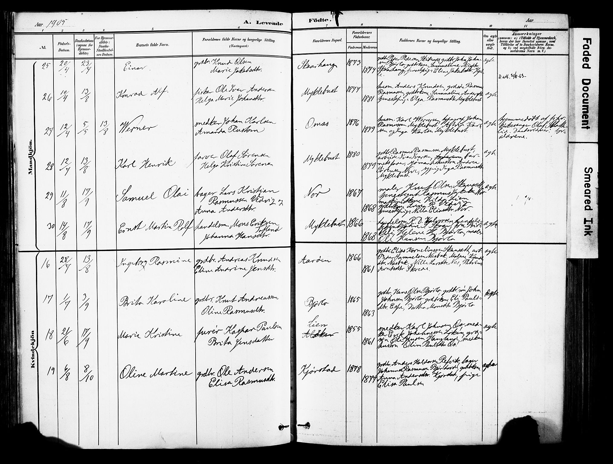 Eid sokneprestembete, AV/SAB-A-82301/H/Haa/Haab/L0001: Parish register (official) no. B 1, 1879-1906