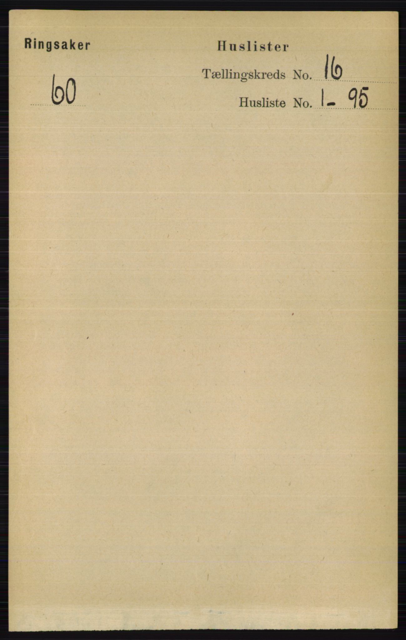 RA, 1891 census for 0412 Ringsaker, 1891, p. 8986
