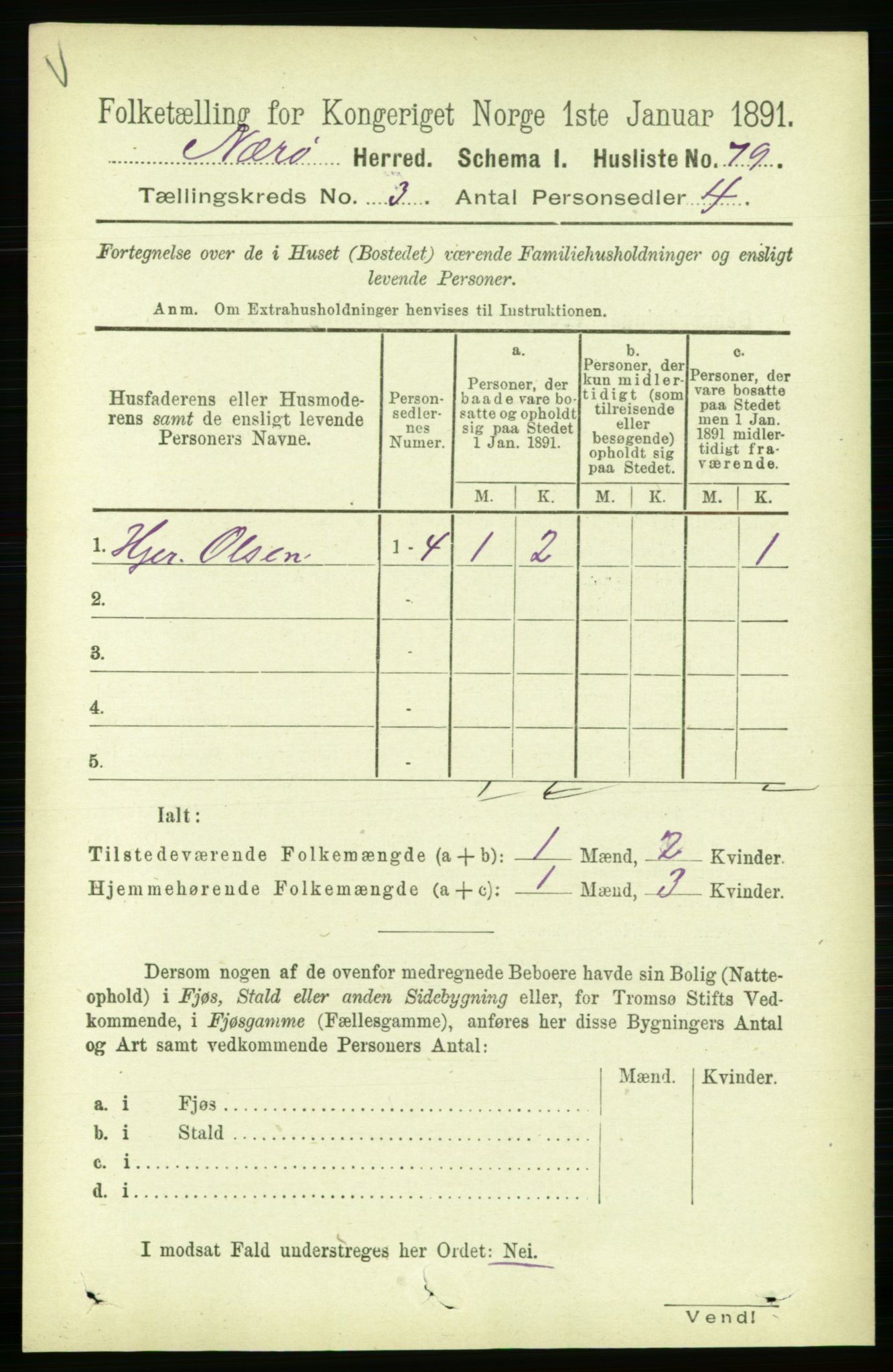 RA, 1891 census for 1751 Nærøy, 1891, p. 1295