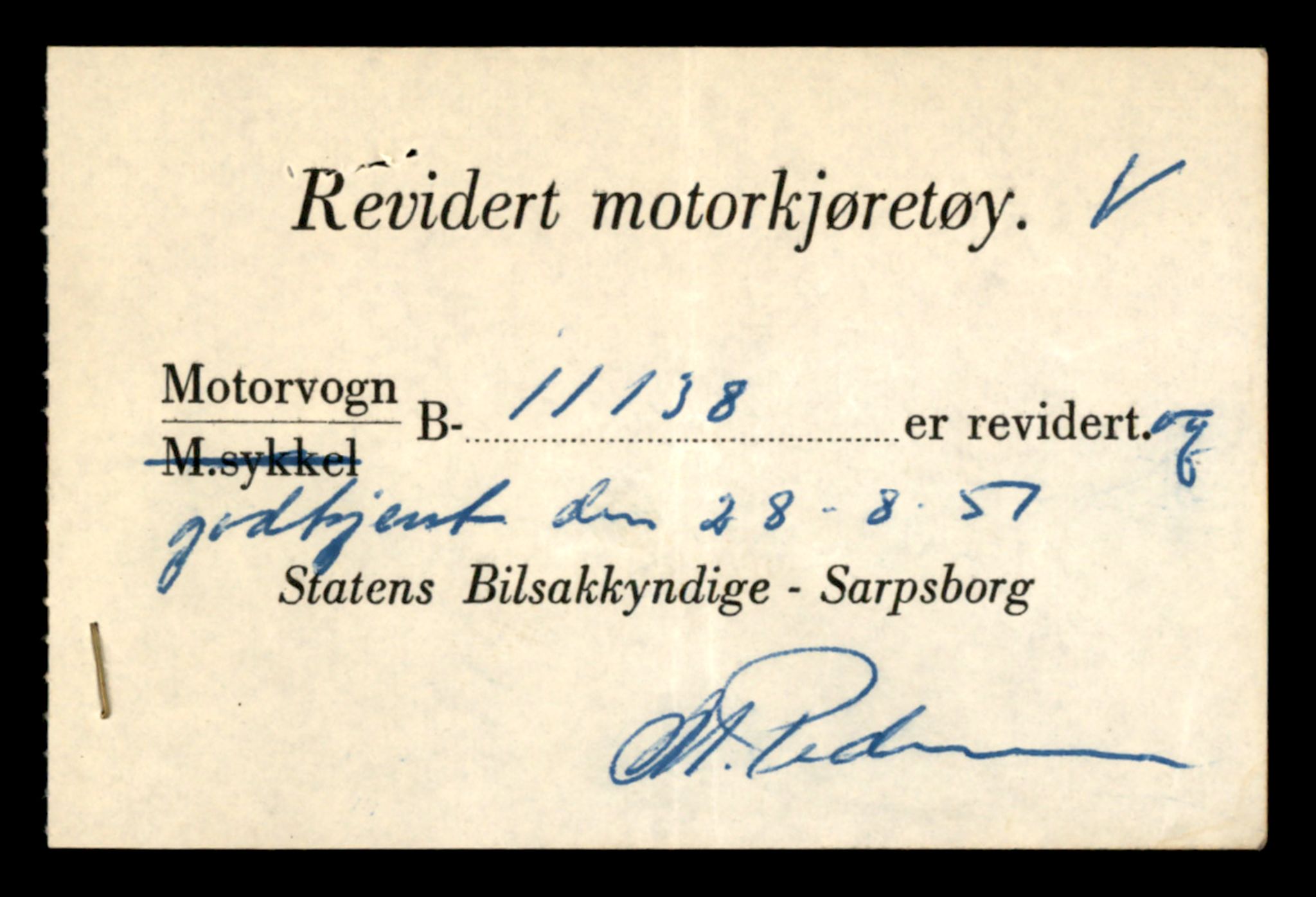 Møre og Romsdal vegkontor - Ålesund trafikkstasjon, SAT/A-4099/F/Fe/L0014: Registreringskort for kjøretøy T 1565 - T 1698, 1927-1998, p. 907