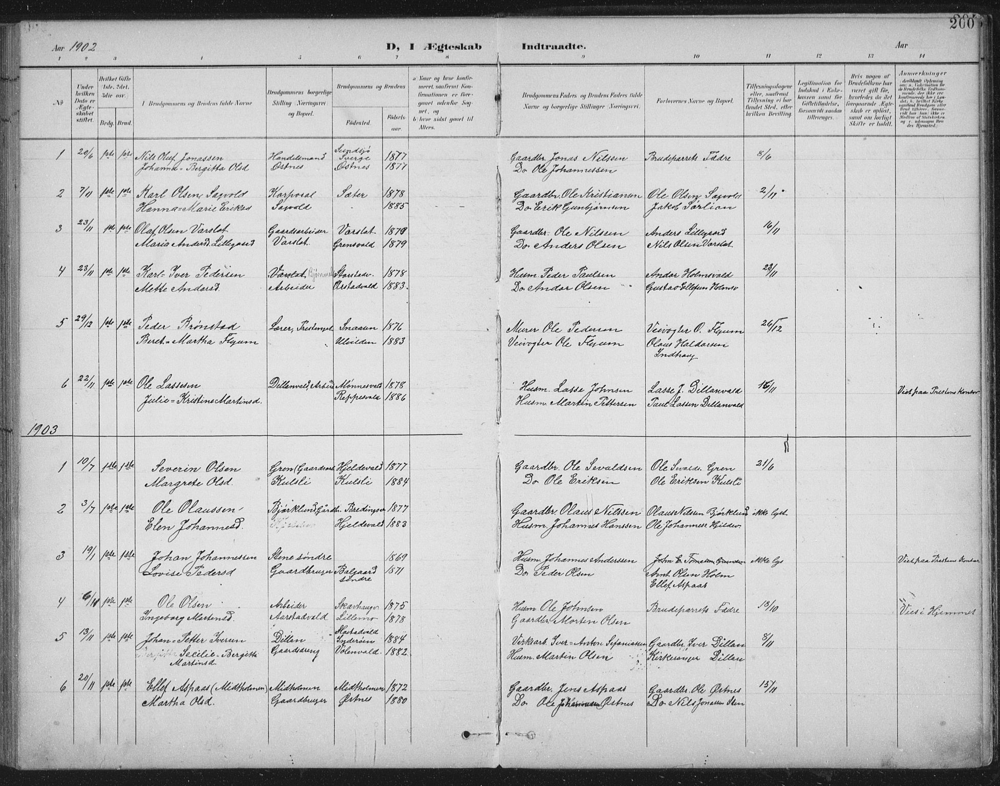 Ministerialprotokoller, klokkerbøker og fødselsregistre - Nord-Trøndelag, SAT/A-1458/724/L0269: Parish register (copy) no. 724C05, 1899-1920, p. 200