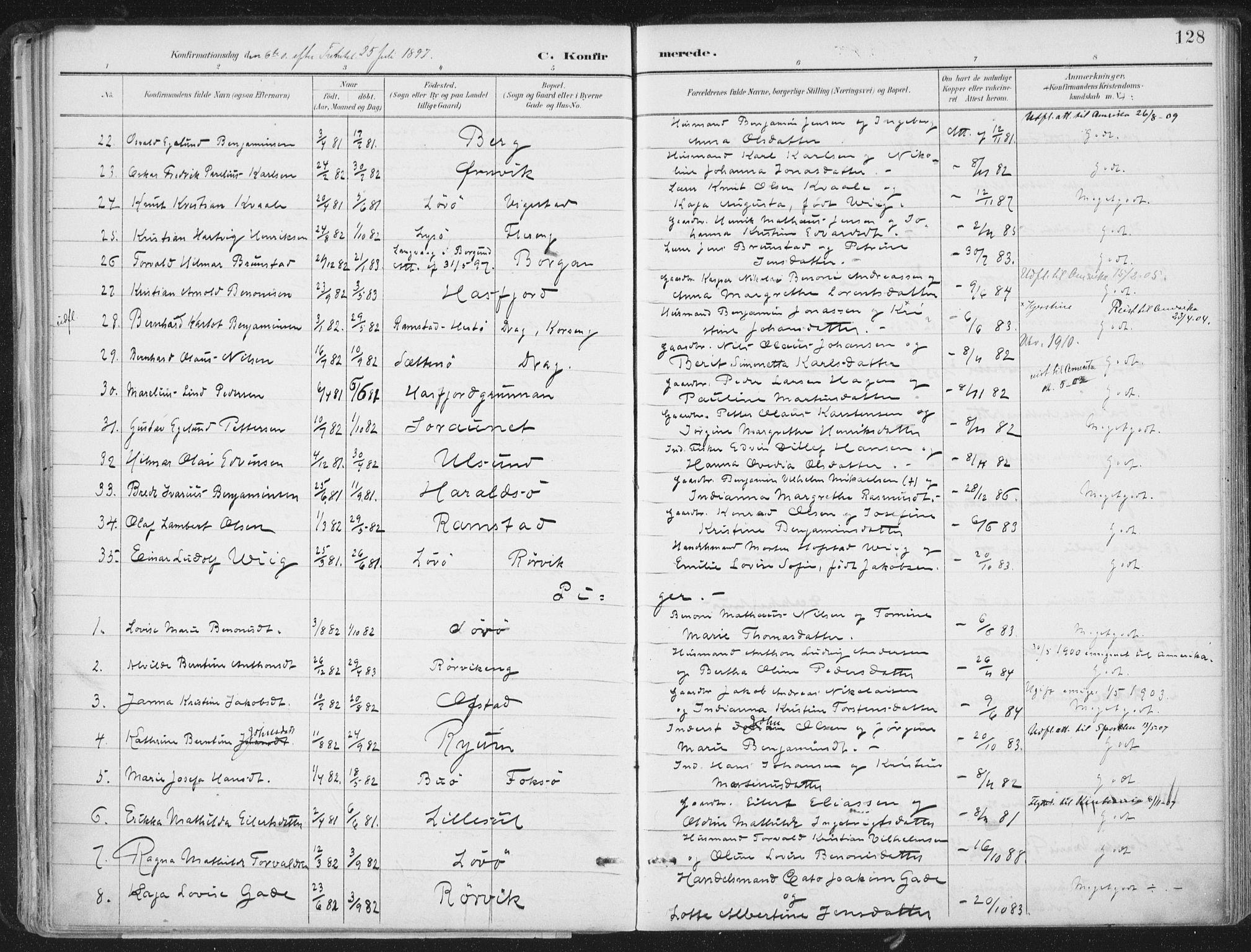 Ministerialprotokoller, klokkerbøker og fødselsregistre - Nord-Trøndelag, SAT/A-1458/786/L0687: Parish register (official) no. 786A03, 1888-1898, p. 128