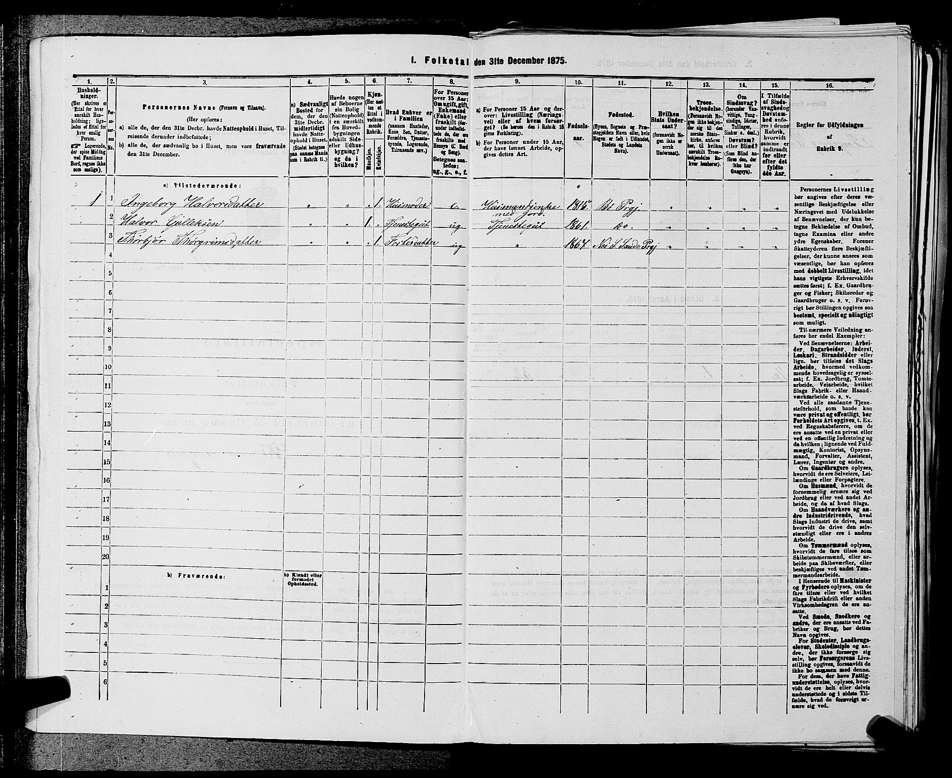 SAKO, 1875 census for 0822P Sauherad, 1875, p. 1310