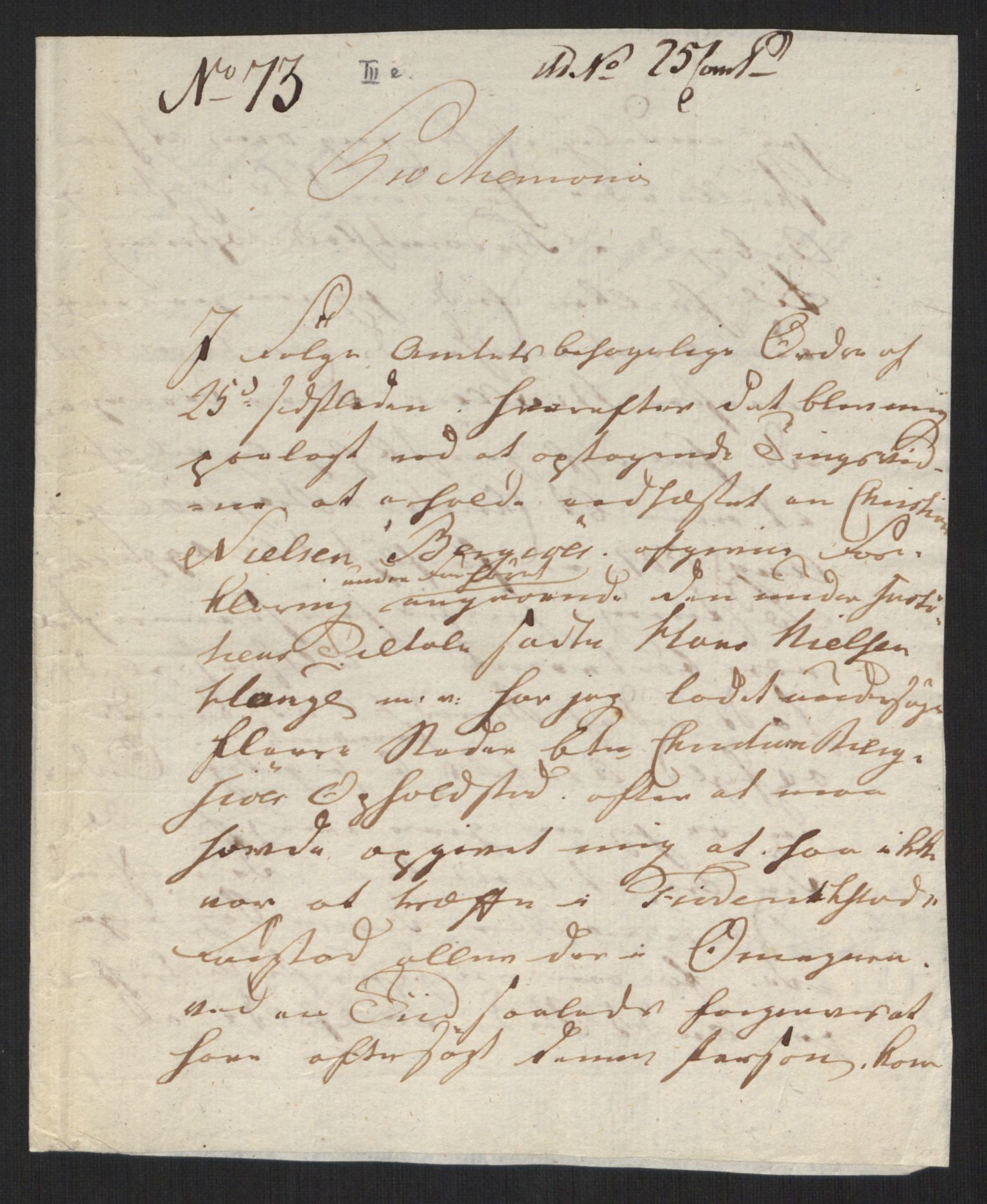 Justisdepartementet, Kommisjon i saken mot Hans Nielsen Hauge 1804, AV/RA-S-1151/D/L0004: Hans Nielsen Hauges sak, 1813, p. 310