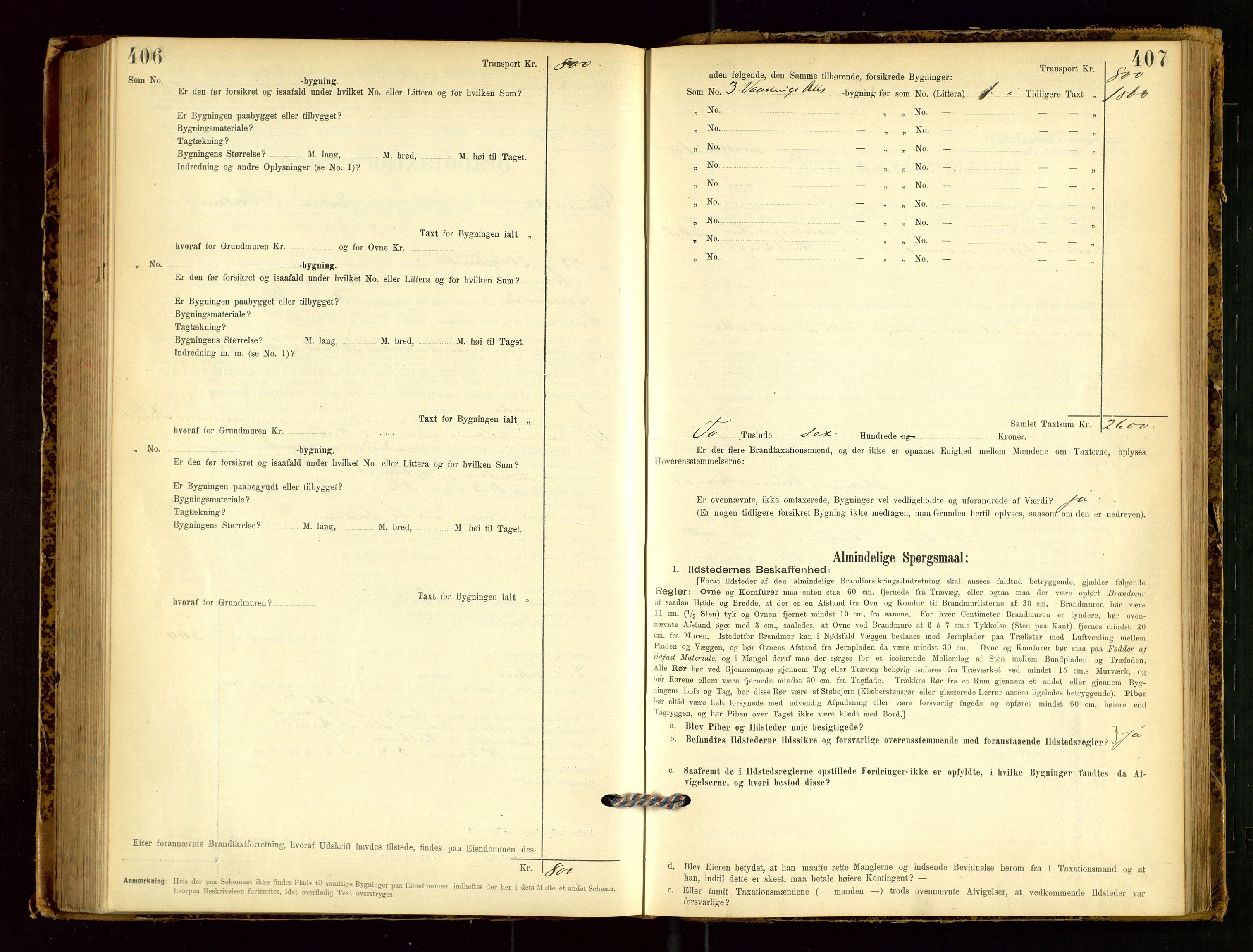 Eigersund lensmannskontor, AV/SAST-A-100171/Gob/L0001: Skjemaprotokoll, 1894-1909, p. 406-407