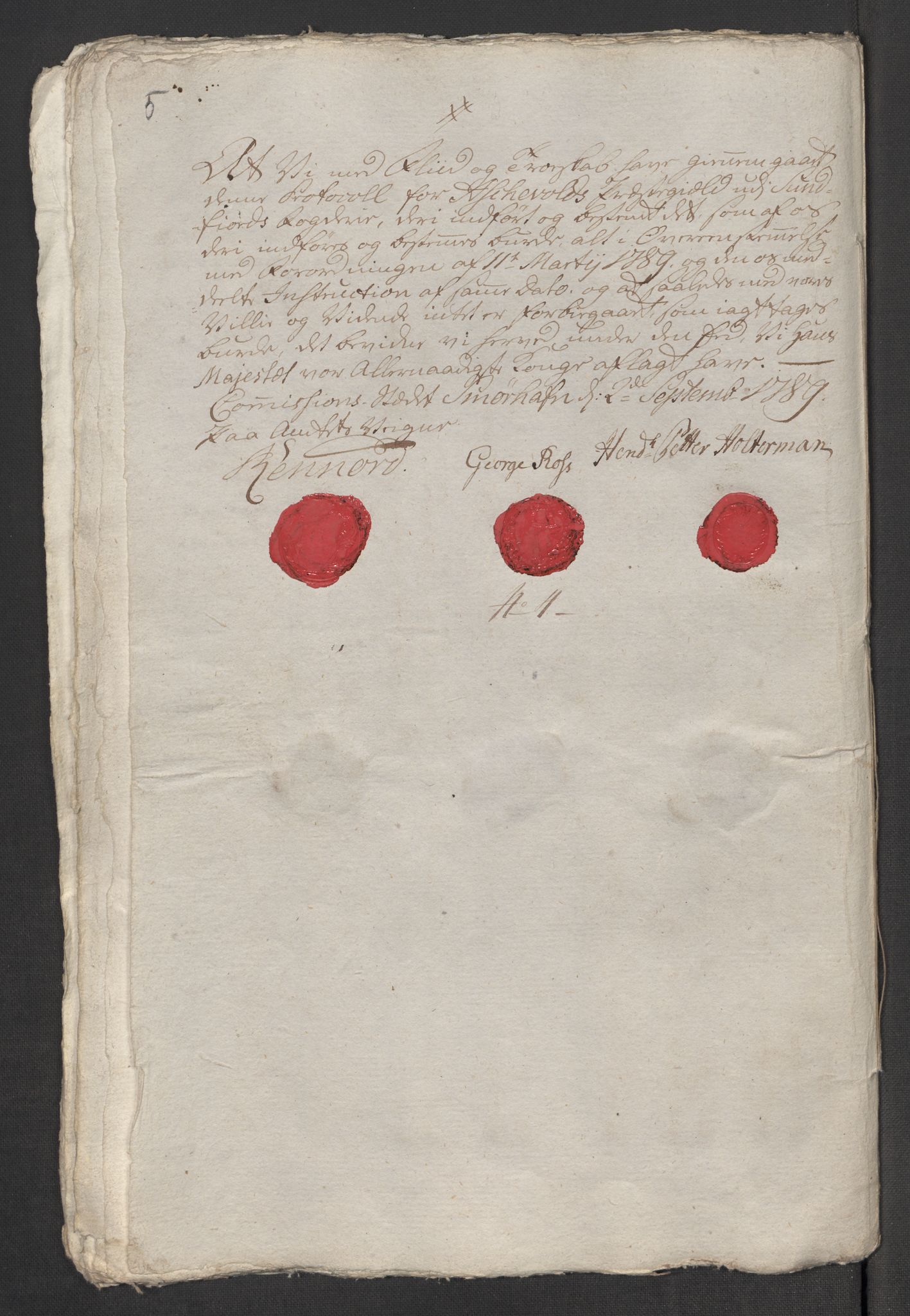 Rentekammeret inntil 1814, Reviderte regnskaper, Mindre regnskaper, AV/RA-EA-4068/Rf/Rfe/L0048: Sunnfjord og Nordfjord fogderier, 1789, p. 207