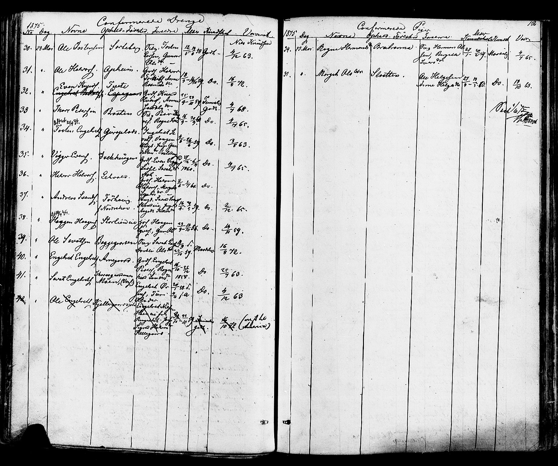 Ål kirkebøker, AV/SAKO-A-249/F/Fa/L0007: Parish register (official) no. I 7, 1865-1881, p. 156