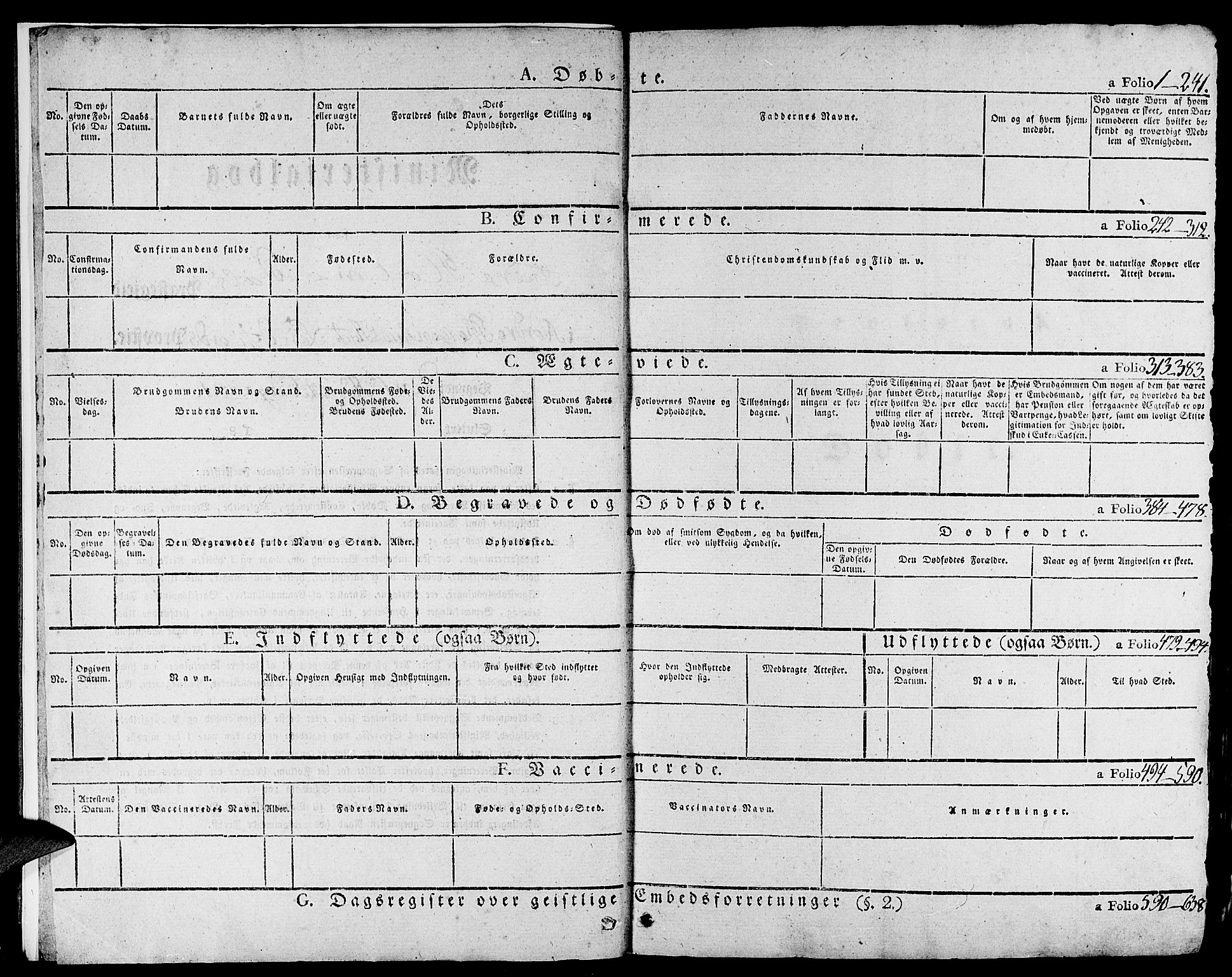 Gaular sokneprestembete, AV/SAB-A-80001/H/Haa: Parish register (official) no. A 3, 1821-1840