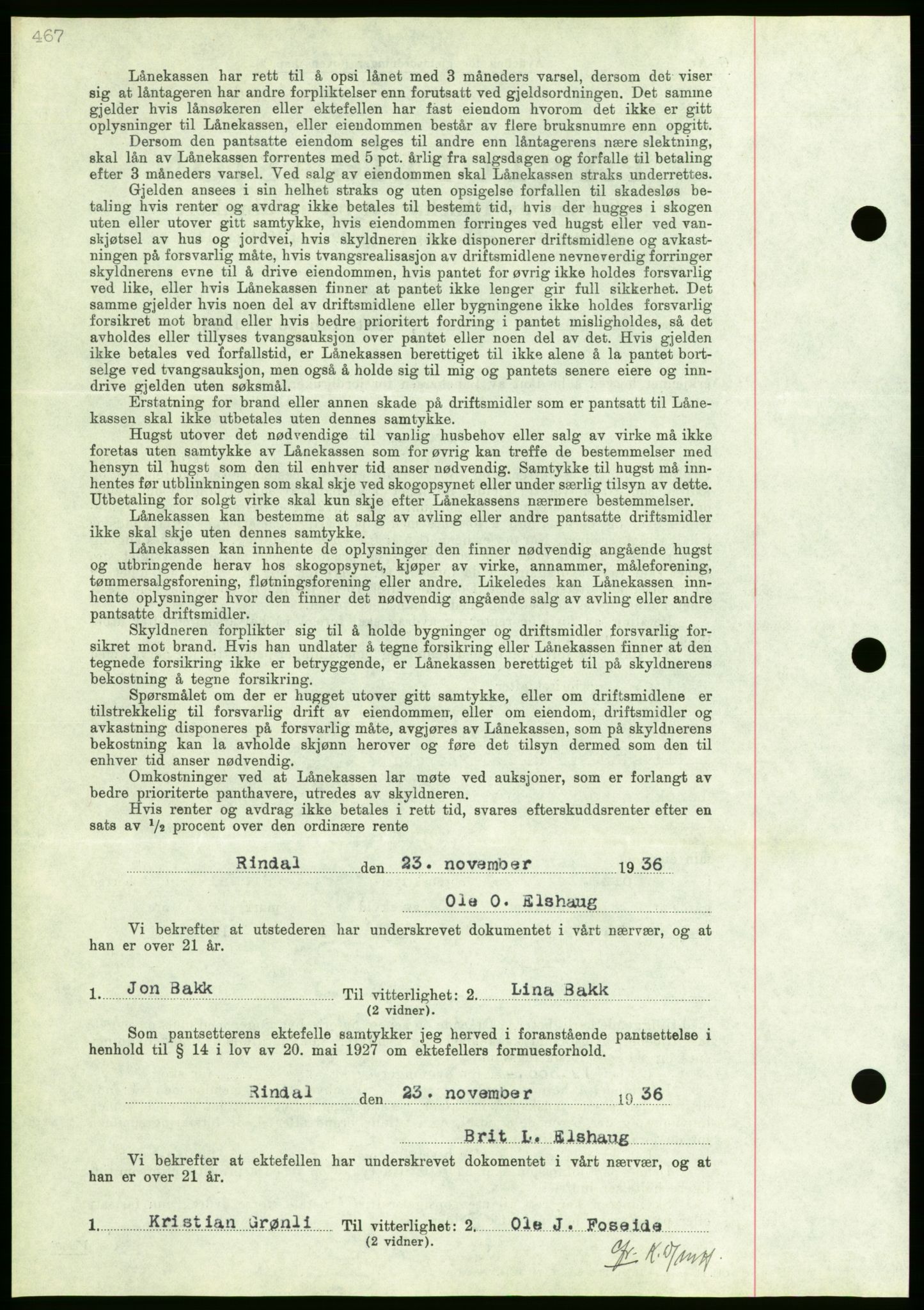 Nordmøre sorenskriveri, AV/SAT-A-4132/1/2/2Ca/L0090: Mortgage book no. B80, 1936-1937, Diary no: : 2665/1936