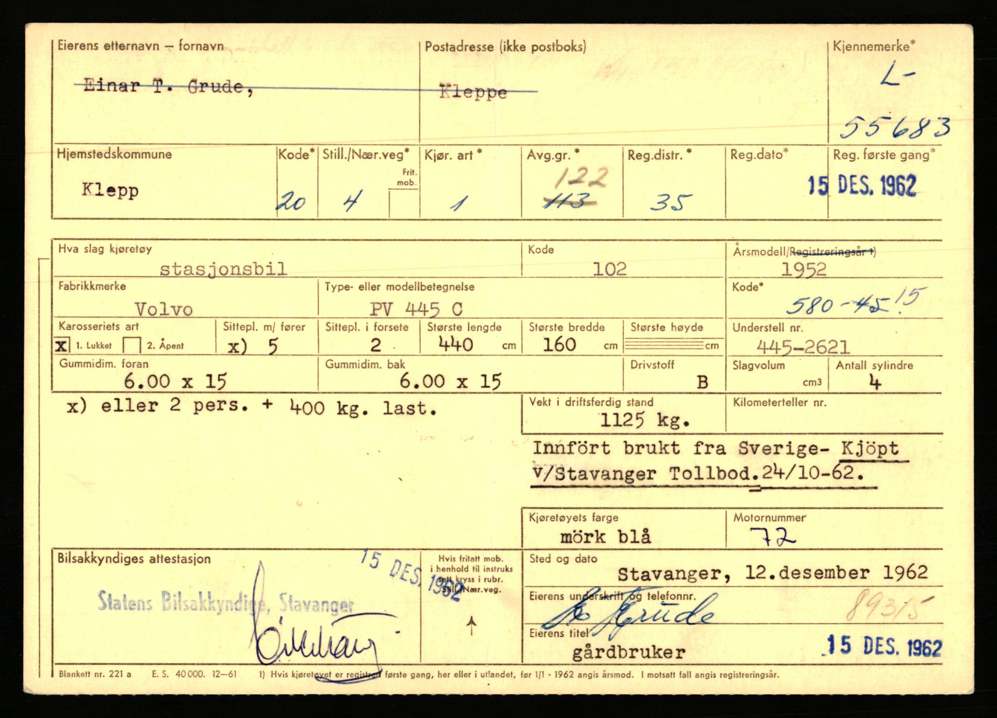 Stavanger trafikkstasjon, AV/SAST-A-101942/0/F/L0054: L-54200 - L-55699, 1930-1971, p. 2795