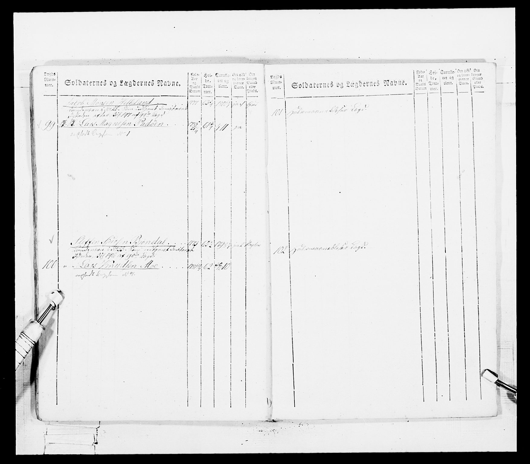 Generalitets- og kommissariatskollegiet, Det kongelige norske kommissariatskollegium, AV/RA-EA-5420/E/Eh/L0100: Bergenhusiske skarpskytterbataljon, 1812, p. 264