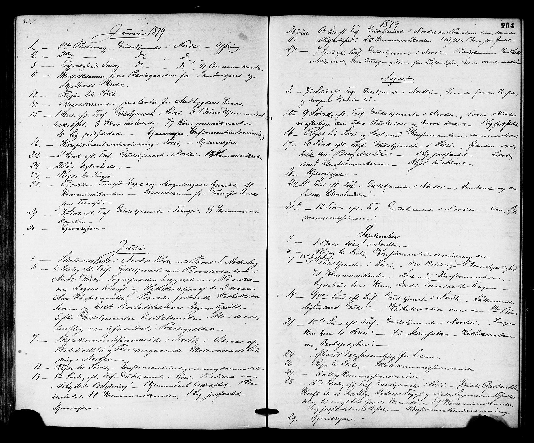 Ministerialprotokoller, klokkerbøker og fødselsregistre - Nord-Trøndelag, SAT/A-1458/755/L0493: Parish register (official) no. 755A02, 1865-1881, p. 264