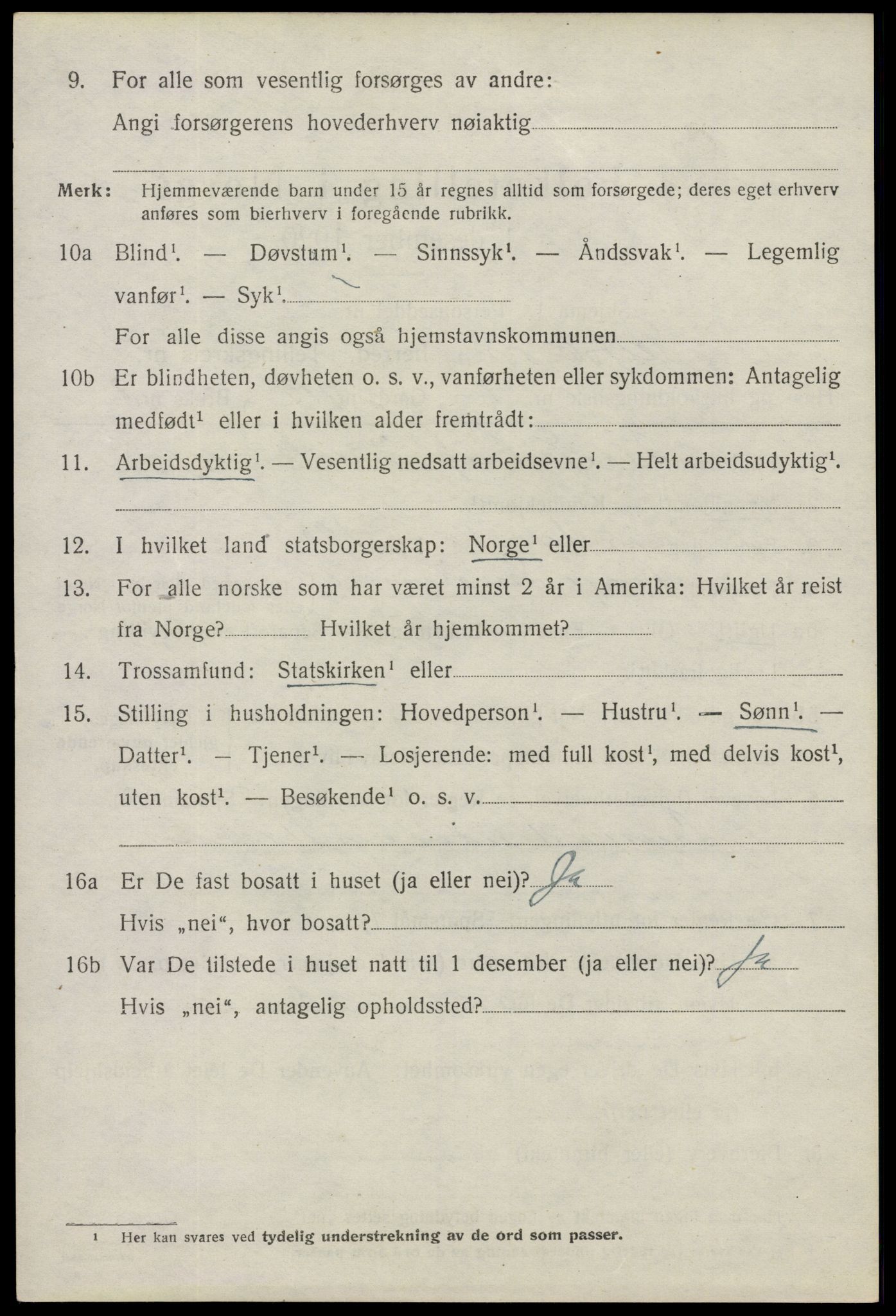 SAO, 1920 census for Eidsberg, 1920, p. 7488