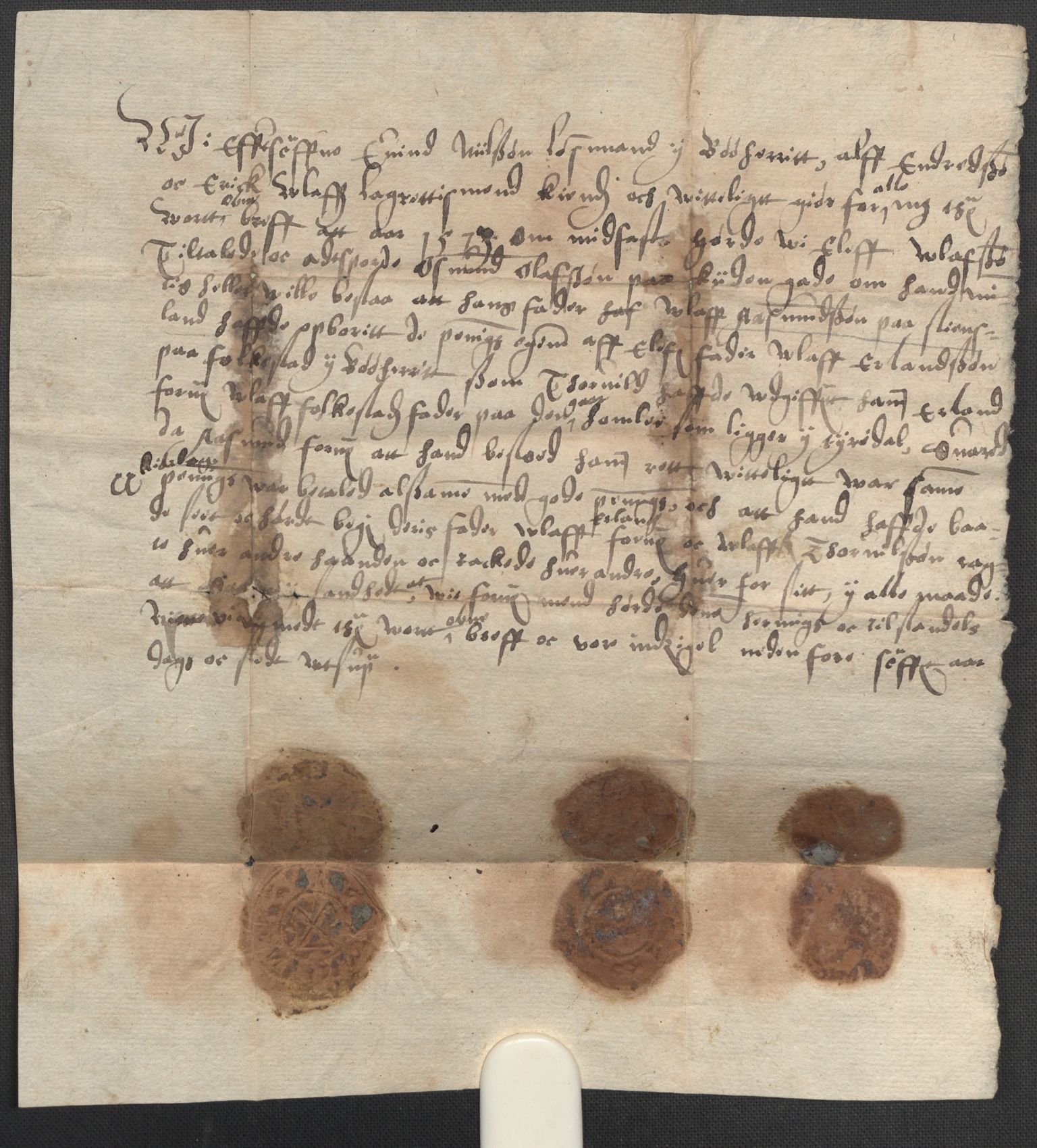 Riksarkivets diplomsamling, AV/RA-EA-5965/F15/L0028: Prestearkiv - Telemark, 1572-1769, p. 15