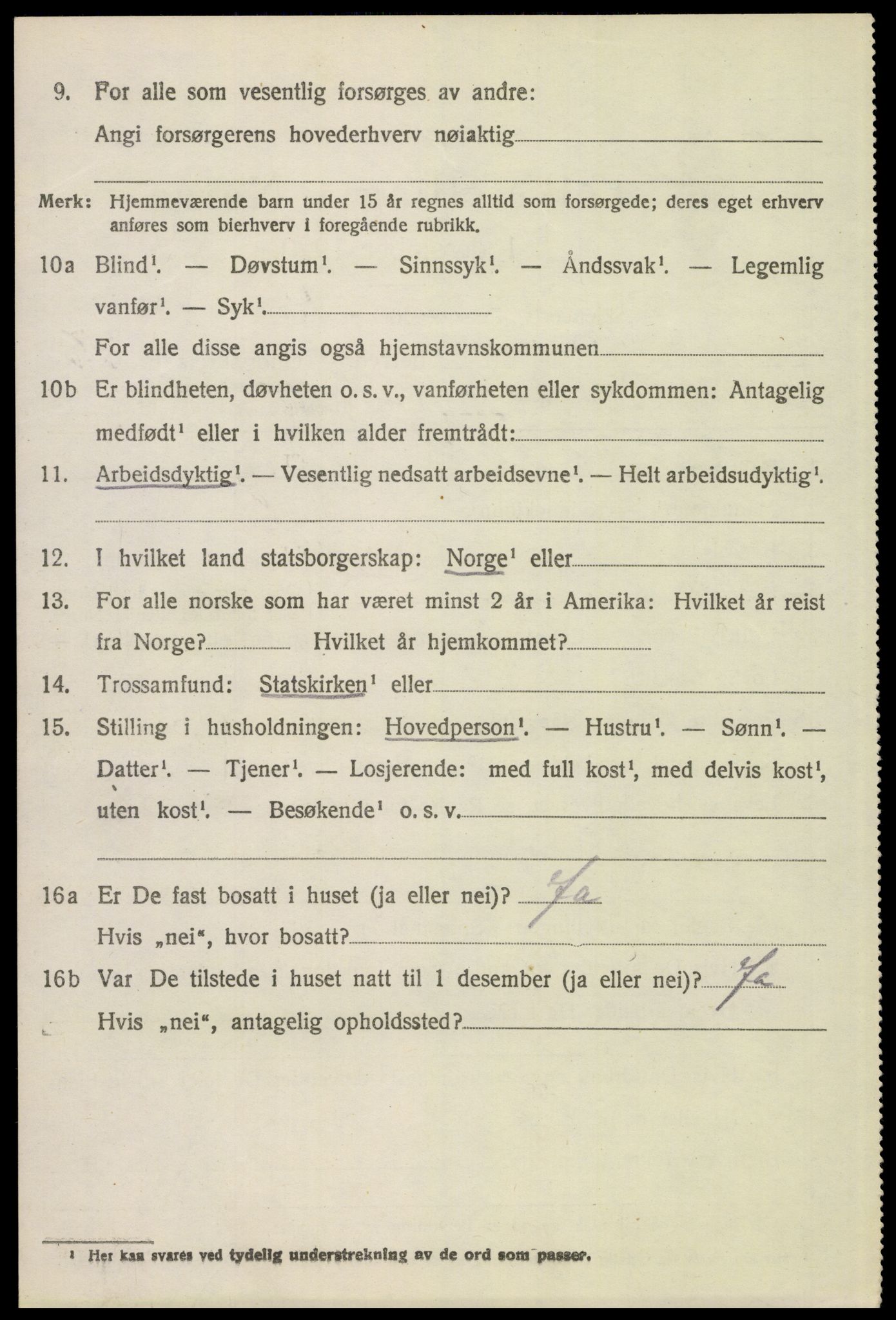 SAH, 1920 census for Eidskog, 1920, p. 15020