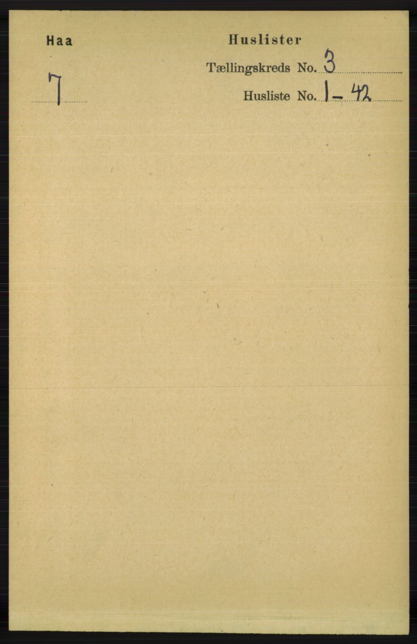 RA, 1891 census for 1119 Hå, 1891, p. 653