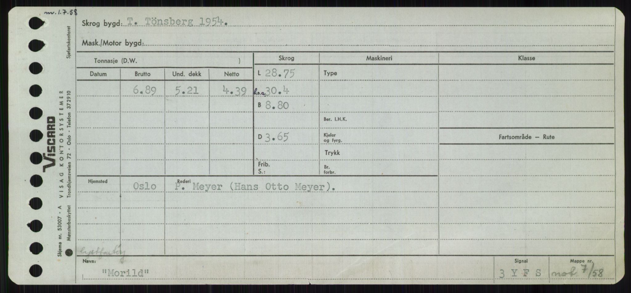 Sjøfartsdirektoratet med forløpere, Skipsmålingen, AV/RA-S-1627/H/Ha/L0004/0001: Fartøy, Mas-R / Fartøy, Mas-Odd, p. 249