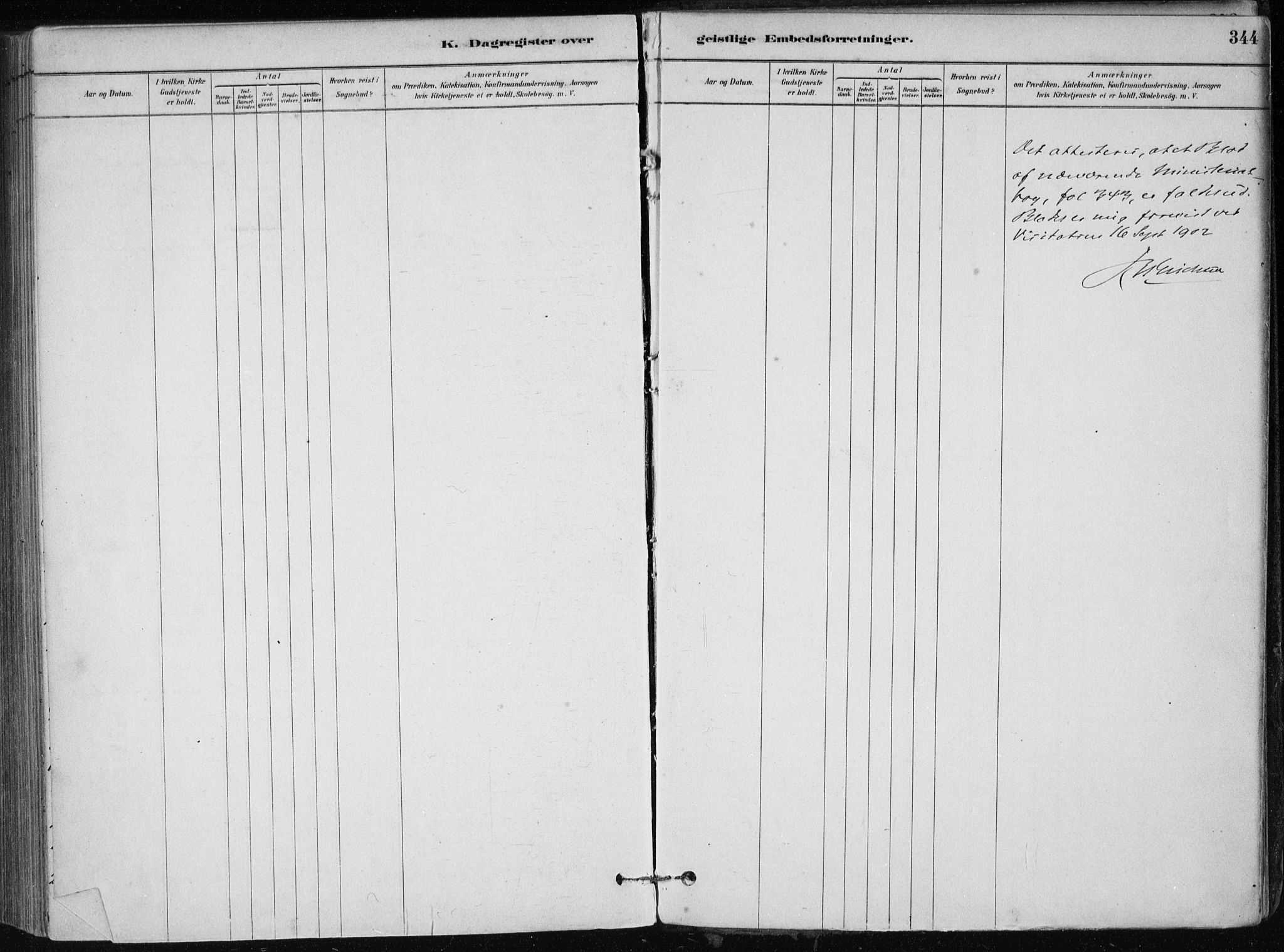 Skånevik sokneprestembete, AV/SAB-A-77801/H/Haa: Parish register (official) no. B 1, 1879-1914, p. 344