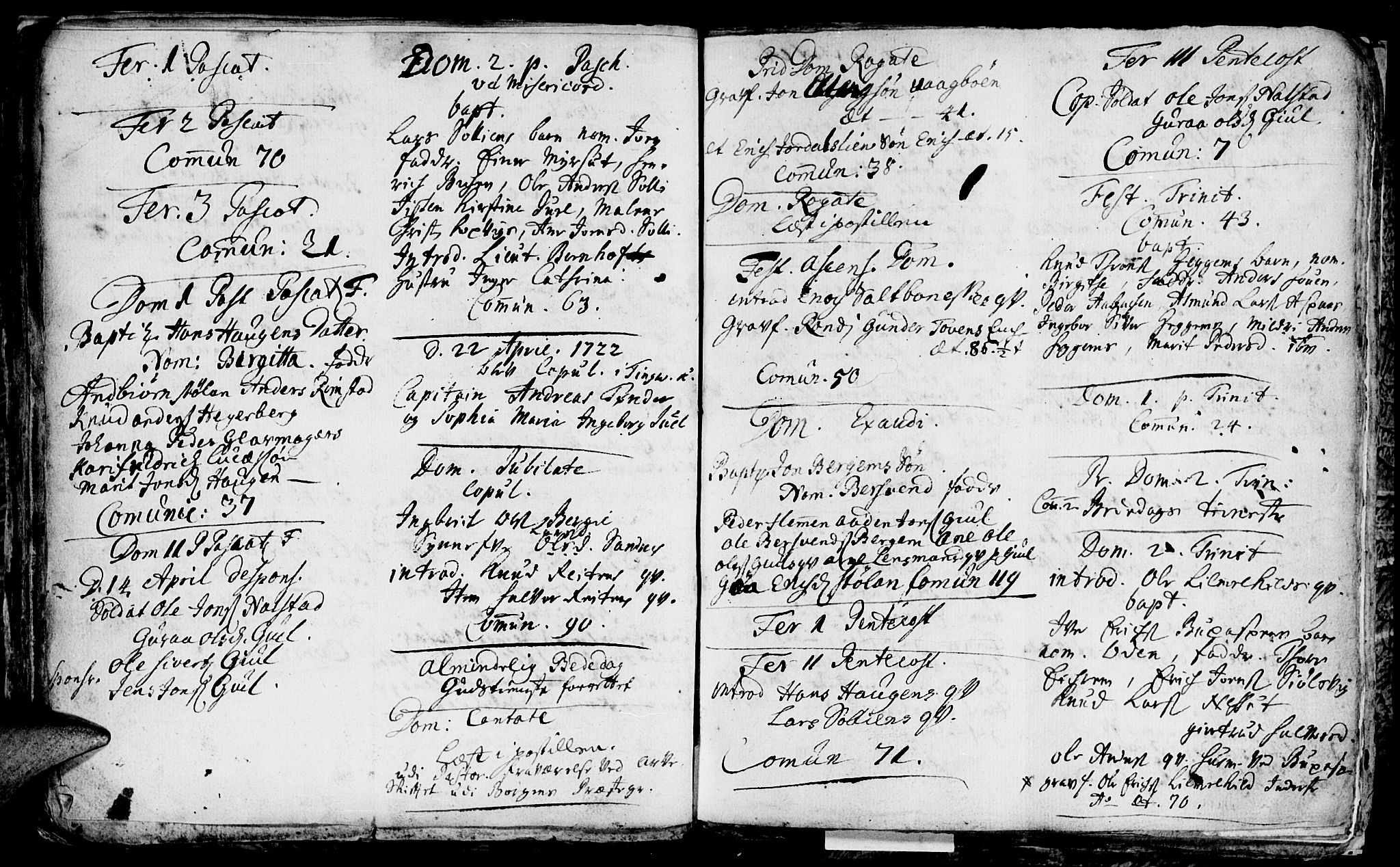 Ministerialprotokoller, klokkerbøker og fødselsregistre - Møre og Romsdal, SAT/A-1454/586/L0977: Parish register (official) no. 586A03, 1706-1731