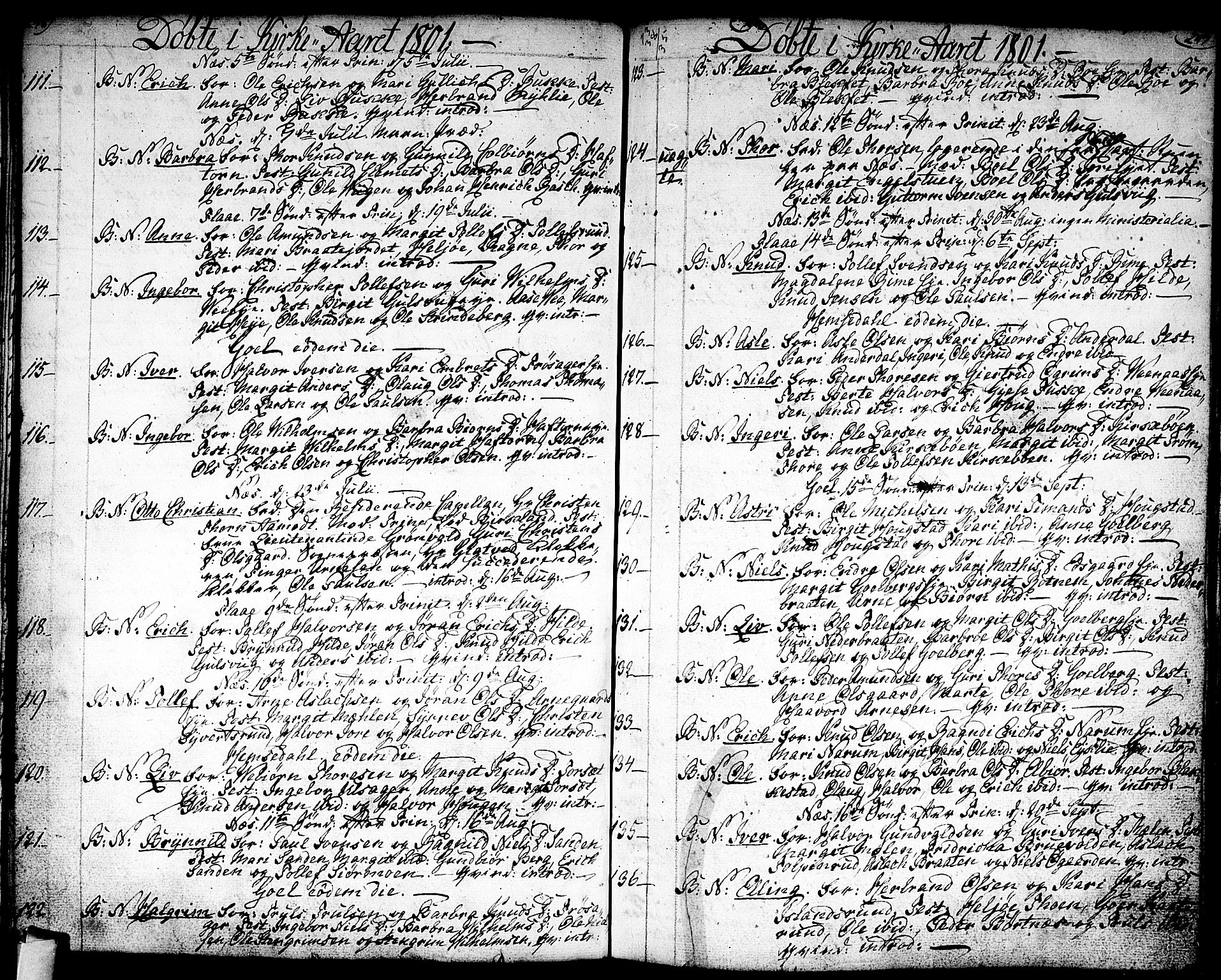 Nes kirkebøker, AV/SAKO-A-236/F/Fa/L0005: Parish register (official) no. 5, 1787-1807, p. 246-247