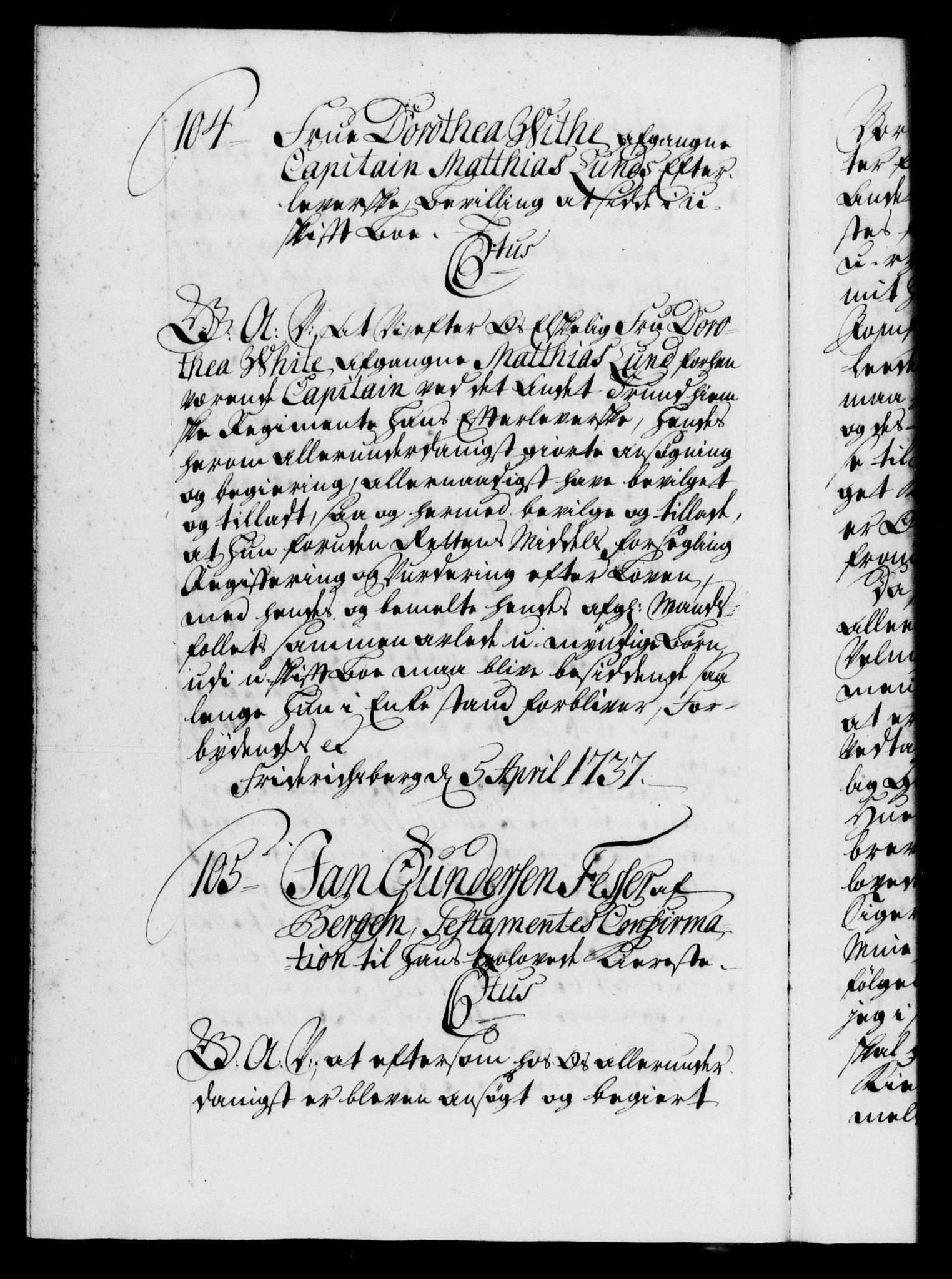 Danske Kanselli 1572-1799, AV/RA-EA-3023/F/Fc/Fca/Fcaa/L0030: Norske registre, 1737-1738, p. 66b