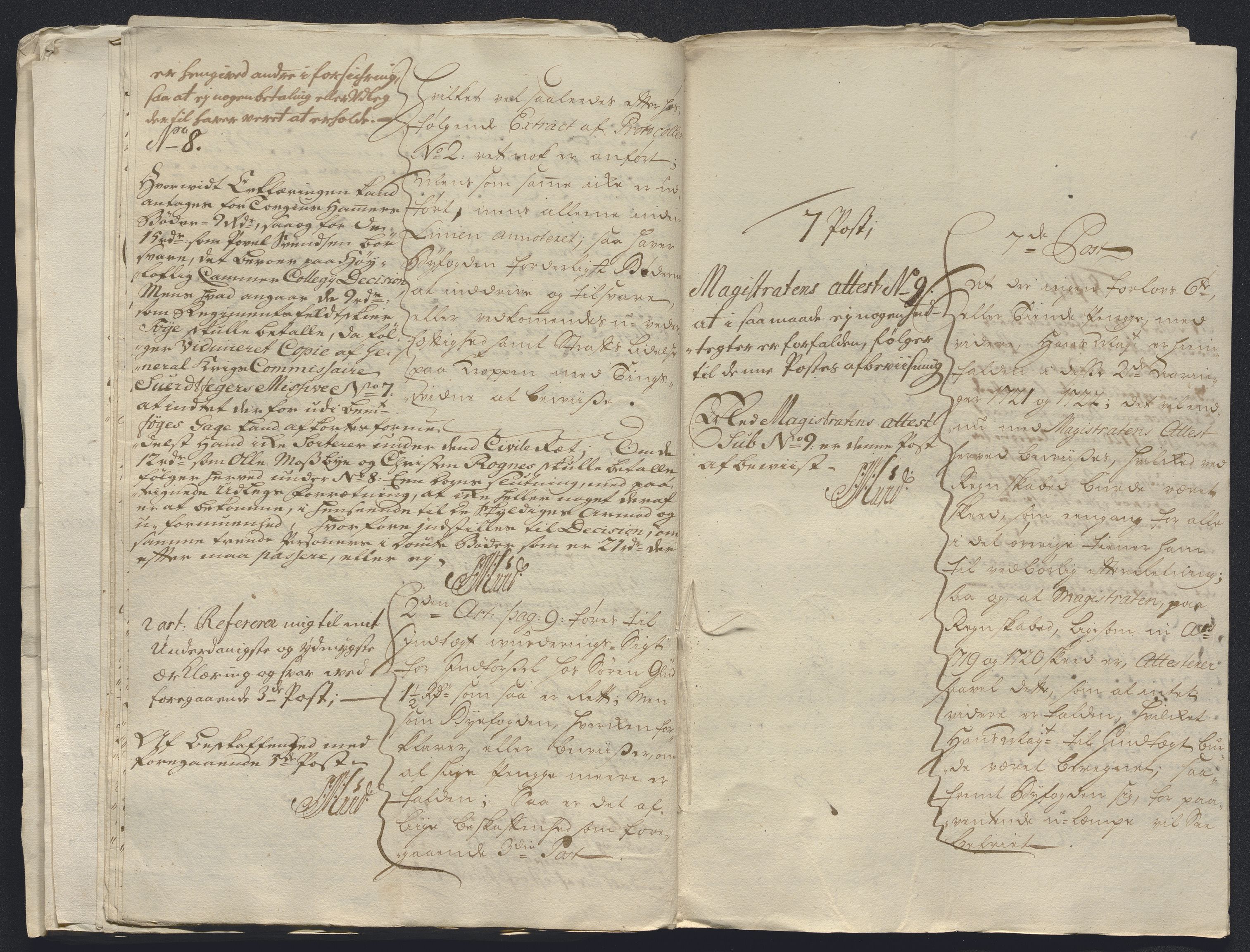 Rentekammeret inntil 1814, Reviderte regnskaper, Byregnskaper, AV/RA-EA-4066/R/Rm/L0286: [M19] Sikt og sakefall, 1719-1727, p. 183