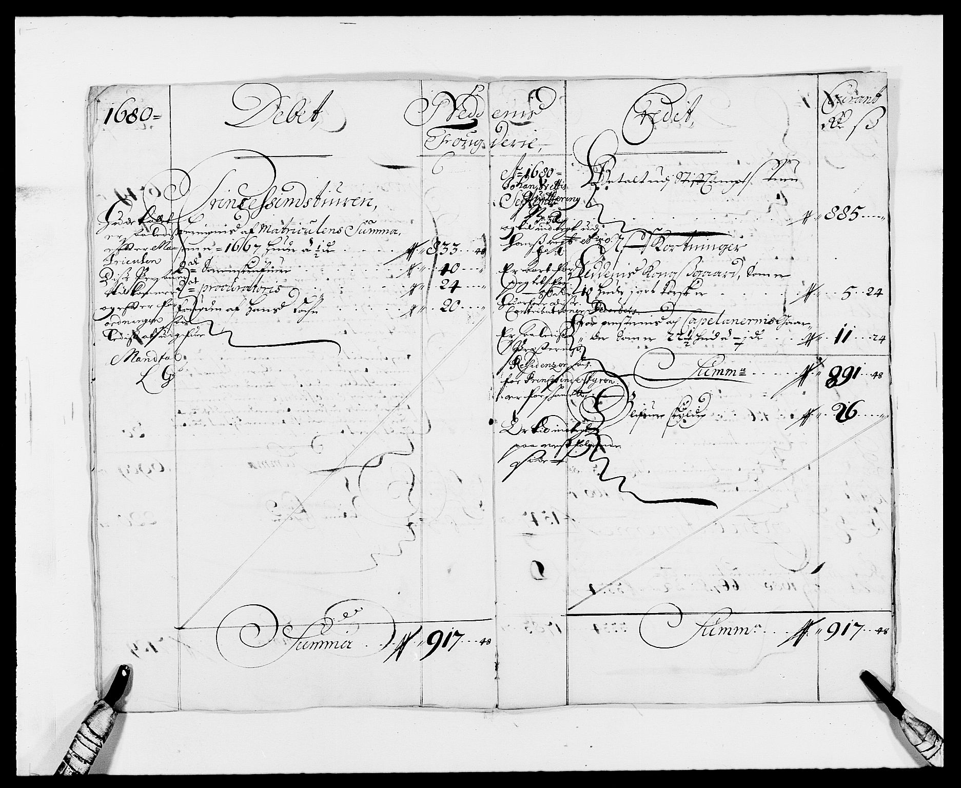Rentekammeret inntil 1814, Reviderte regnskaper, Fogderegnskap, AV/RA-EA-4092/R39/L2306: Fogderegnskap Nedenes, 1680-1683, p. 6