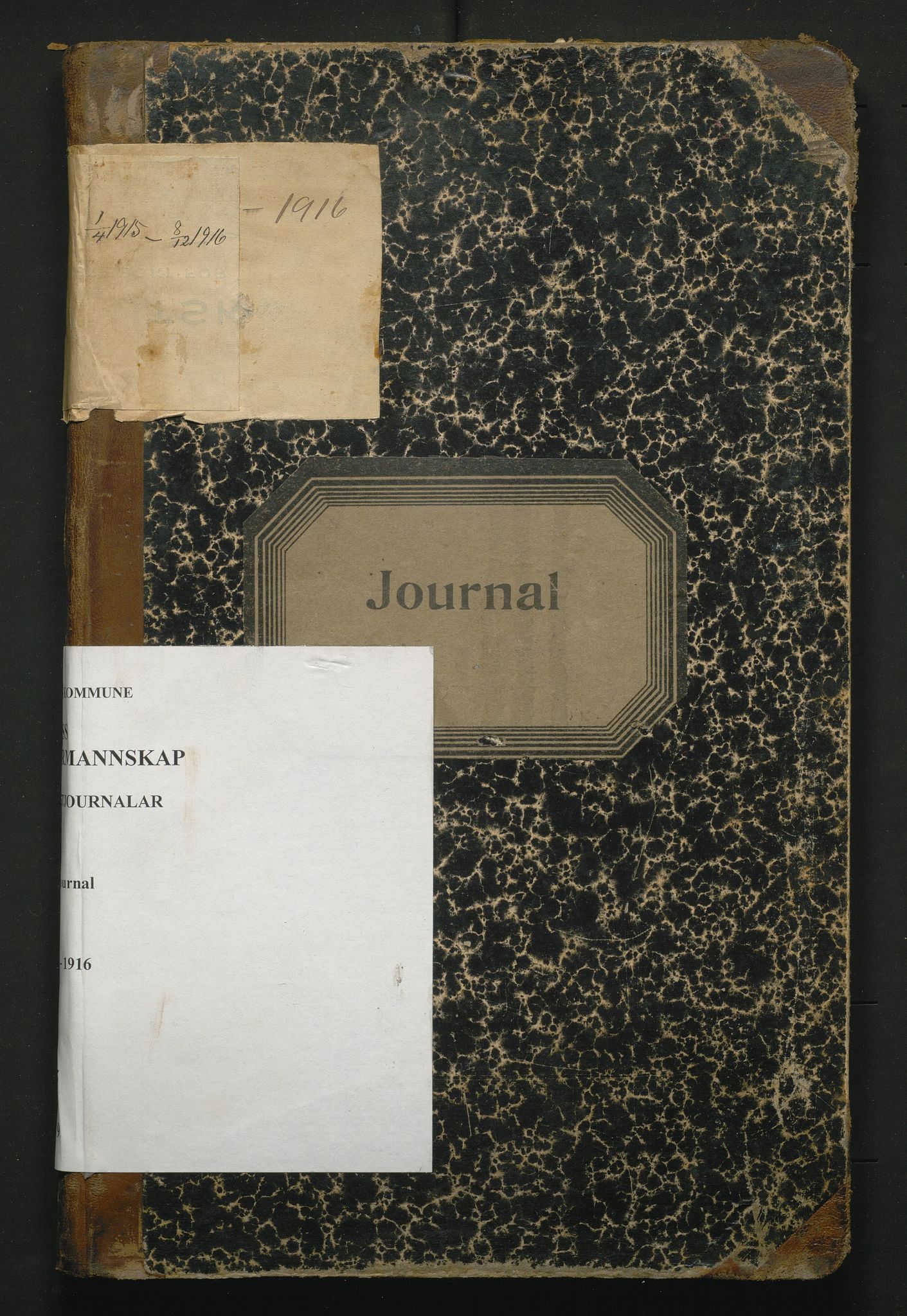 Voss kommune. Formannskapet, IKAH/1235-021/C/Ca/L0009: Postjournal, 1915-1916