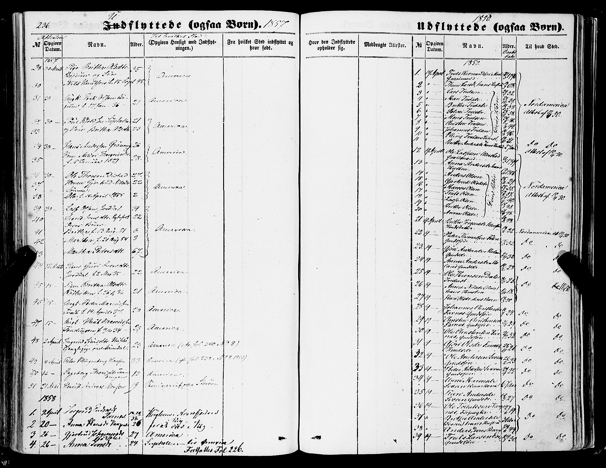 Balestrand sokneprestembete, AV/SAB-A-79601/H/Haa/Haaa/L0002: Parish register (official) no. A 2, 1847-1866, p. 236