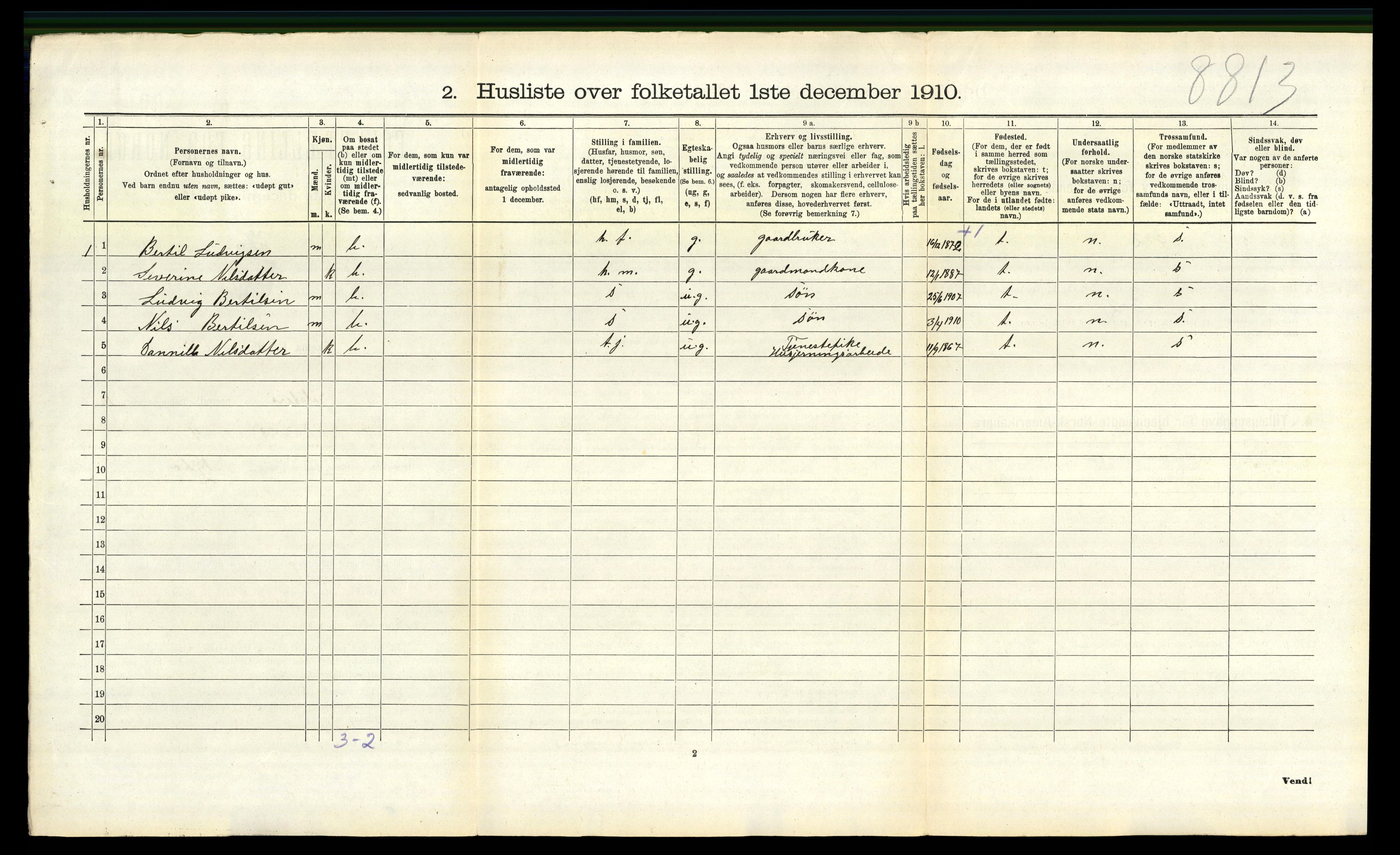 RA, 1910 census for Jølster, 1910, p. 931