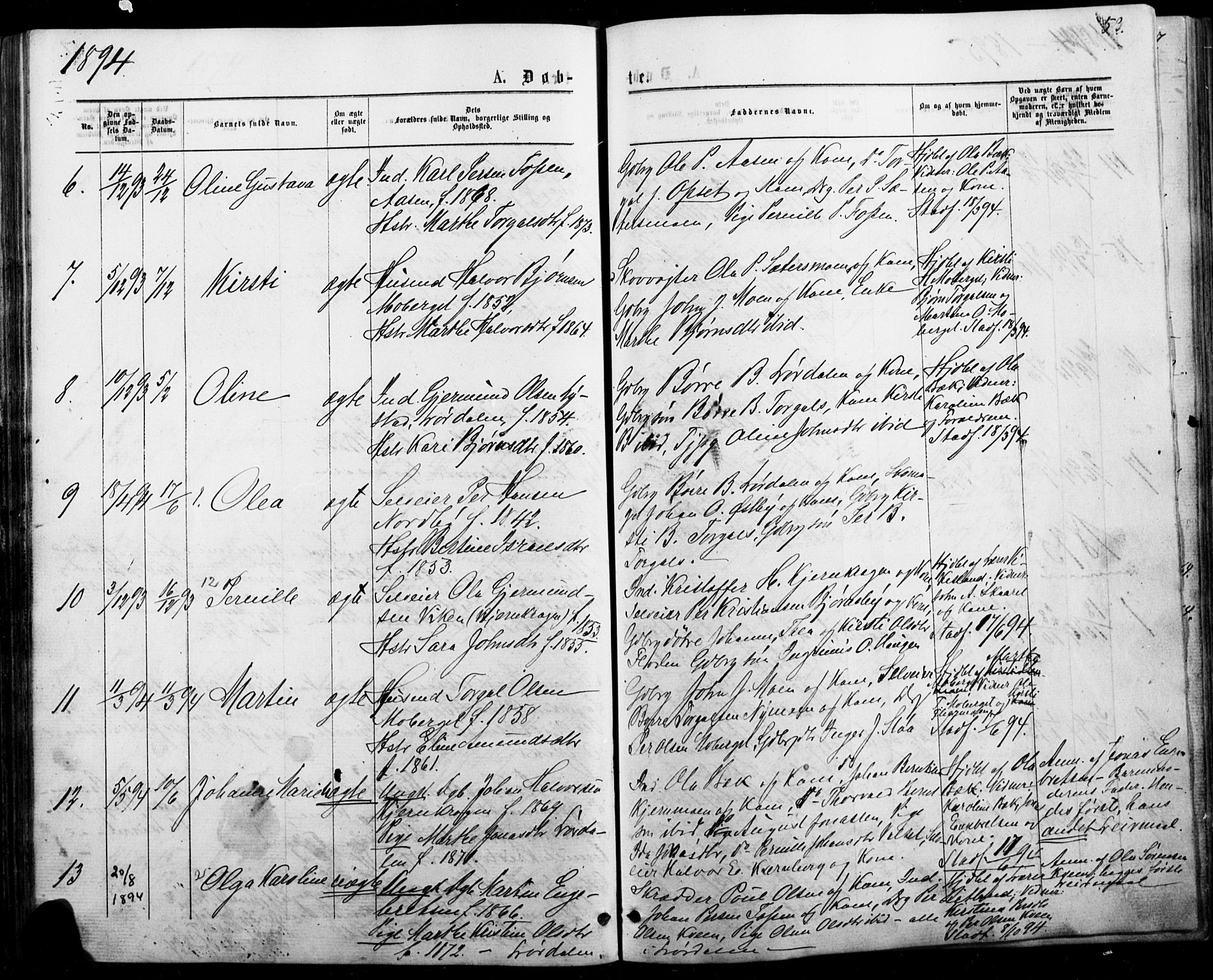 Trysil prestekontor, AV/SAH-PREST-046/H/Ha/Haa/L0010: Parish register (official) no. 10, 1872-1895, p. 53