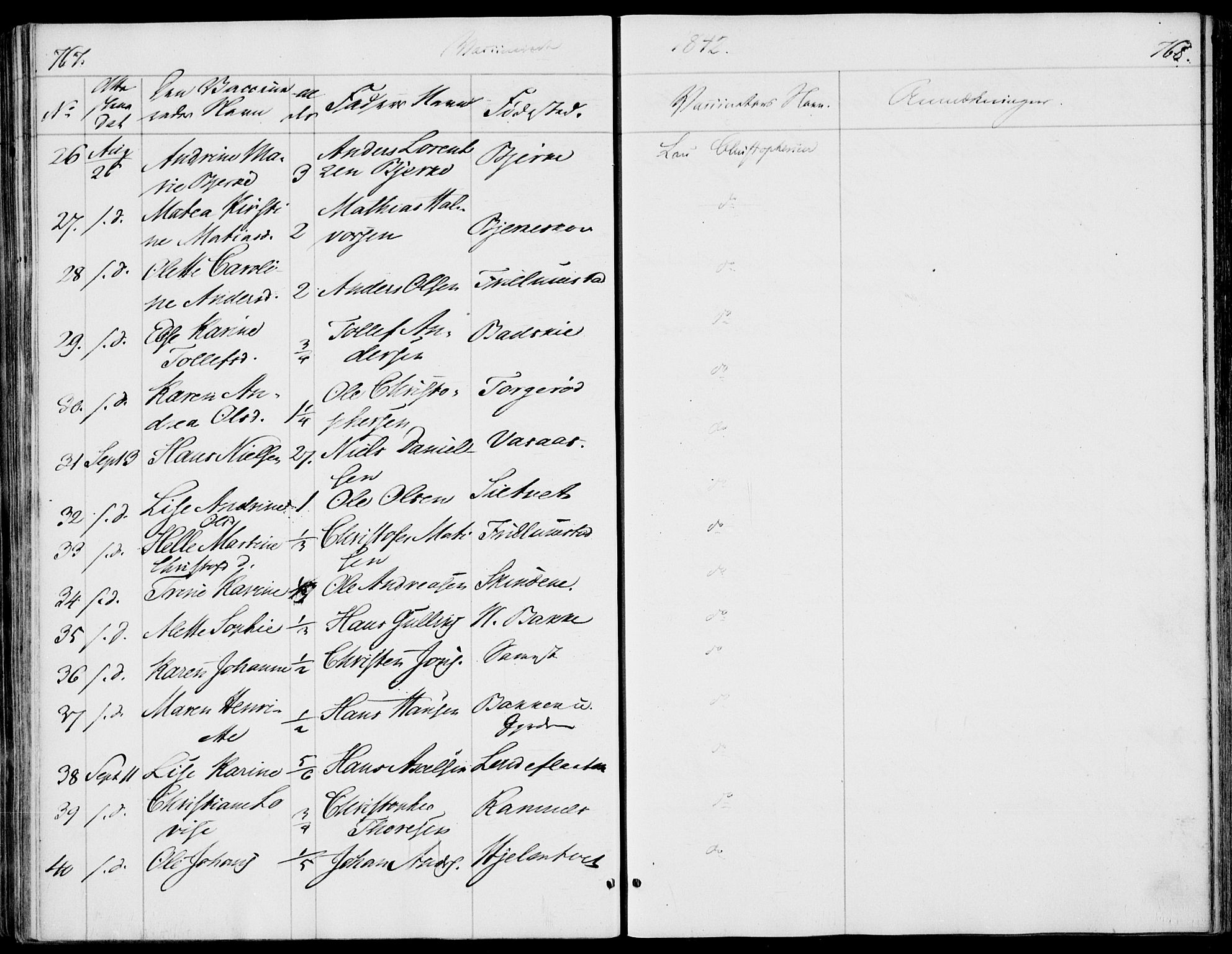 Våle kirkebøker, SAKO/A-334/F/Fa/L0009b: Parish register (official) no. I 9B, 1841-1860, p. 767-768