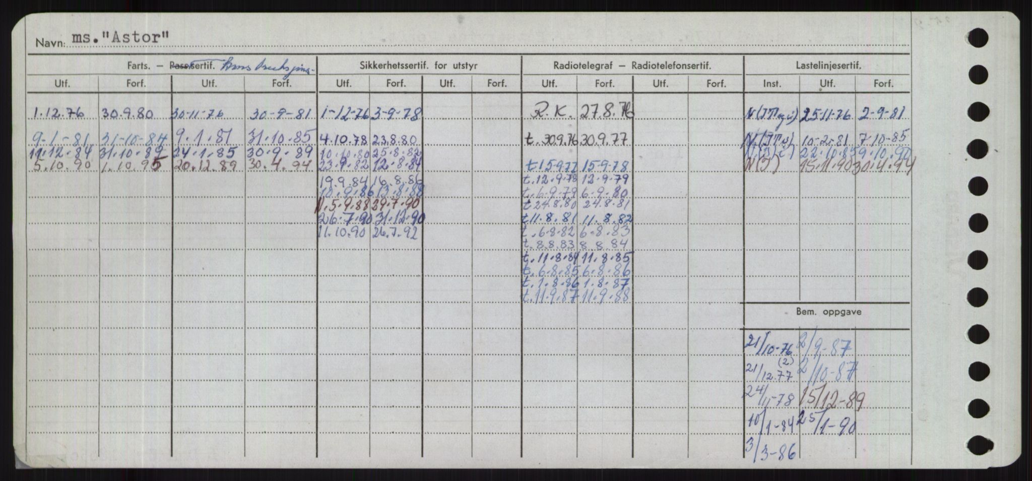 Sjøfartsdirektoratet med forløpere, Skipsmålingen, AV/RA-S-1627/H/Hd/L0002: Fartøy, Apa-Axe, p. 312