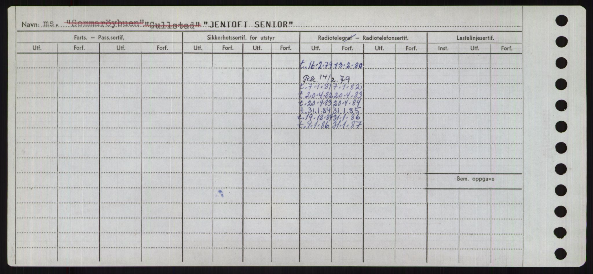 Sjøfartsdirektoratet med forløpere, Skipsmålingen, AV/RA-S-1627/H/Ha/L0003/0001: Fartøy, Hilm-Mar / Fartøy, Hilm-Kol, p. 474