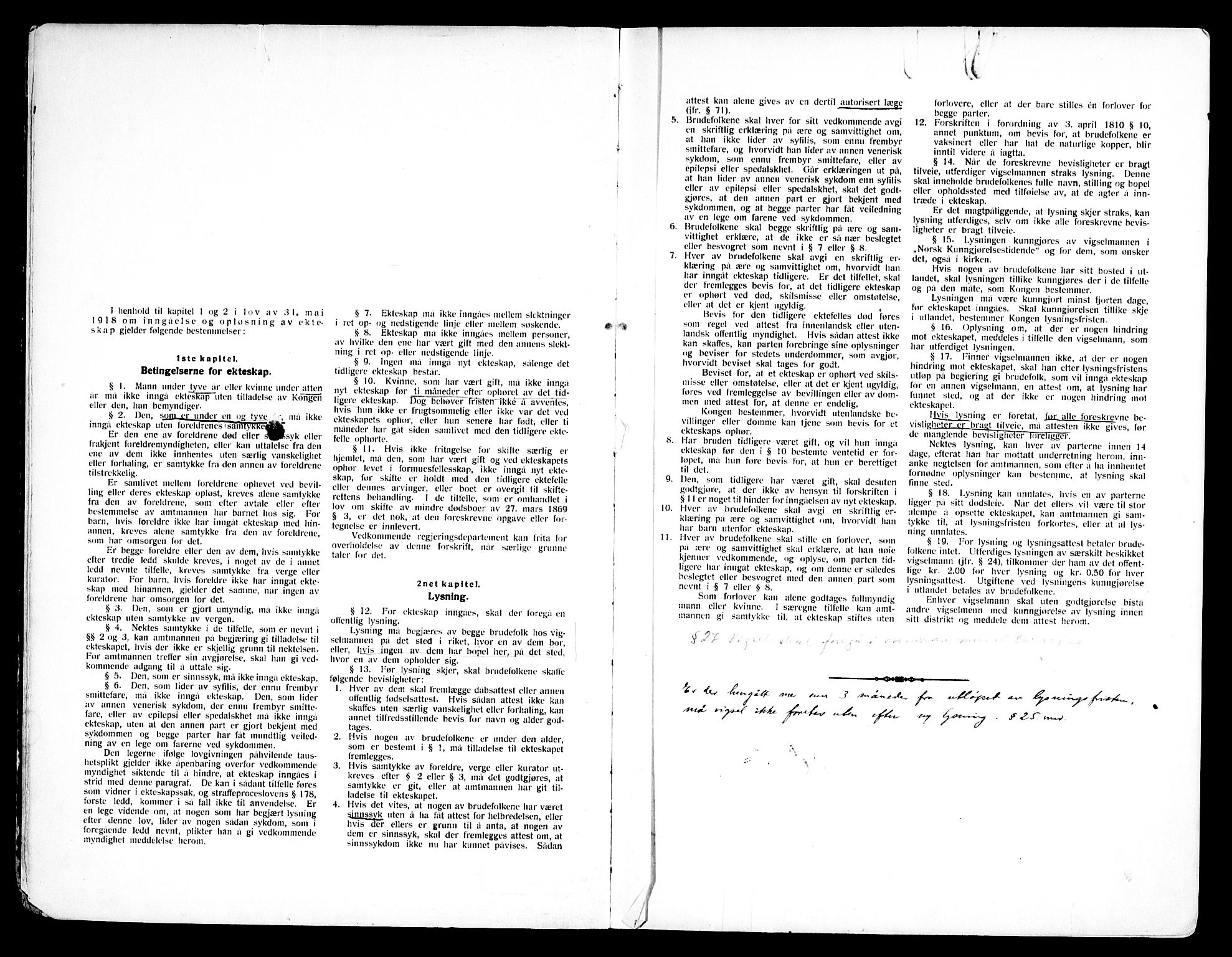 Kråkstad prestekontor Kirkebøker, SAO/A-10125a/H/Ha/L0001: Banns register no. I 1, 1919-1969