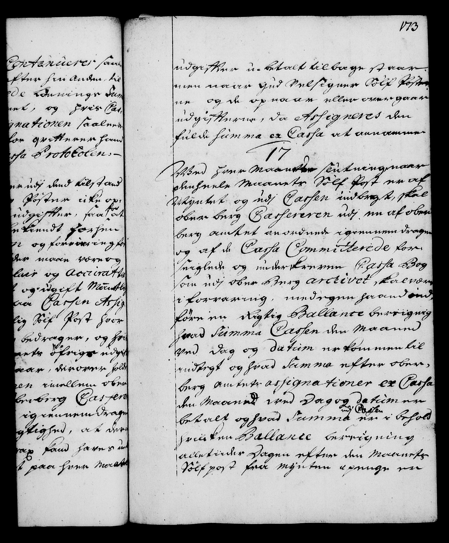 Rentekammeret, Kammerkanselliet, AV/RA-EA-3111/G/Gg/Gga/L0003: Norsk ekspedisjonsprotokoll med register (merket RK 53.3), 1727-1734, p. 173