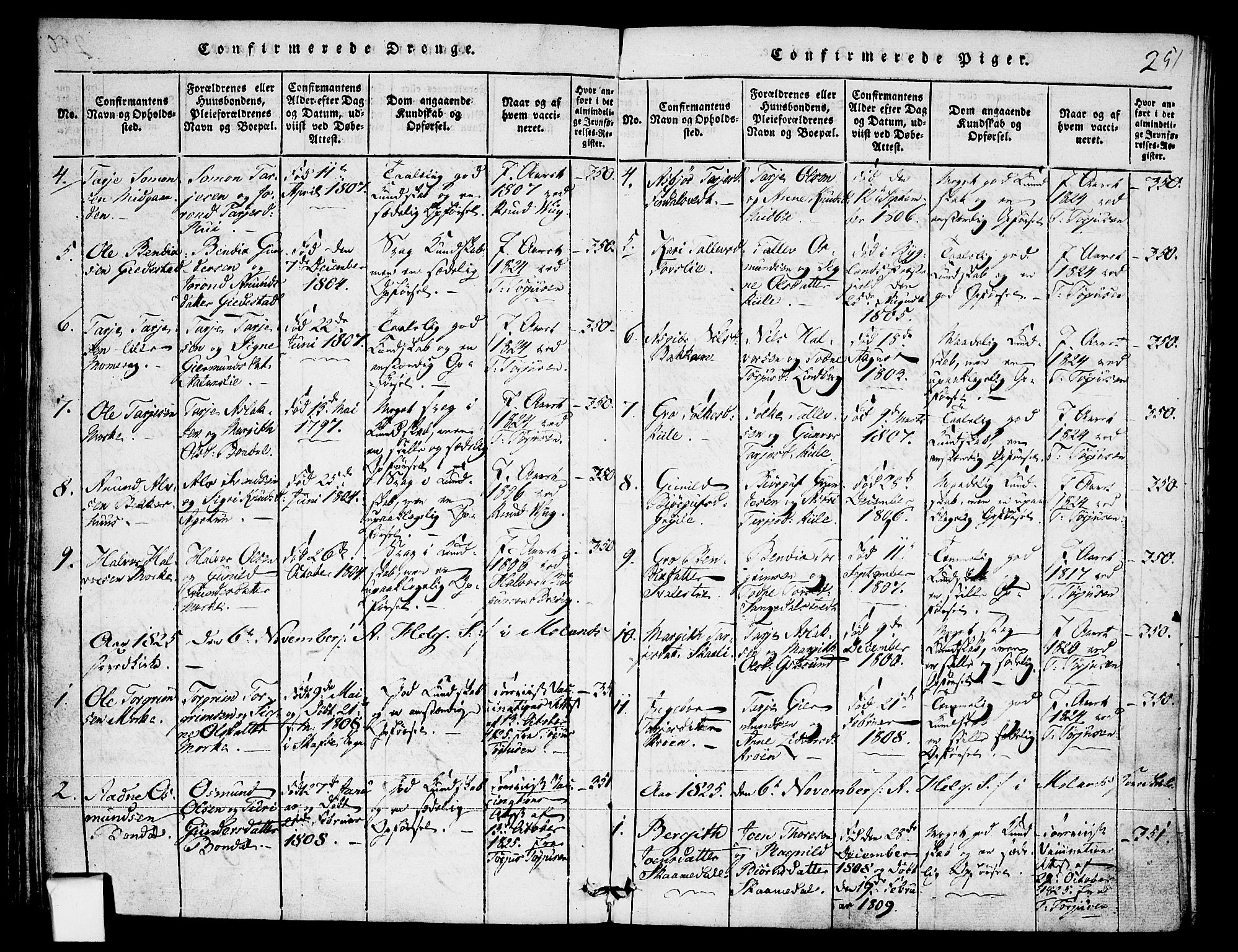 Fyresdal kirkebøker, AV/SAKO-A-263/F/Fa/L0003: Parish register (official) no. I 3, 1815-1840, p. 251