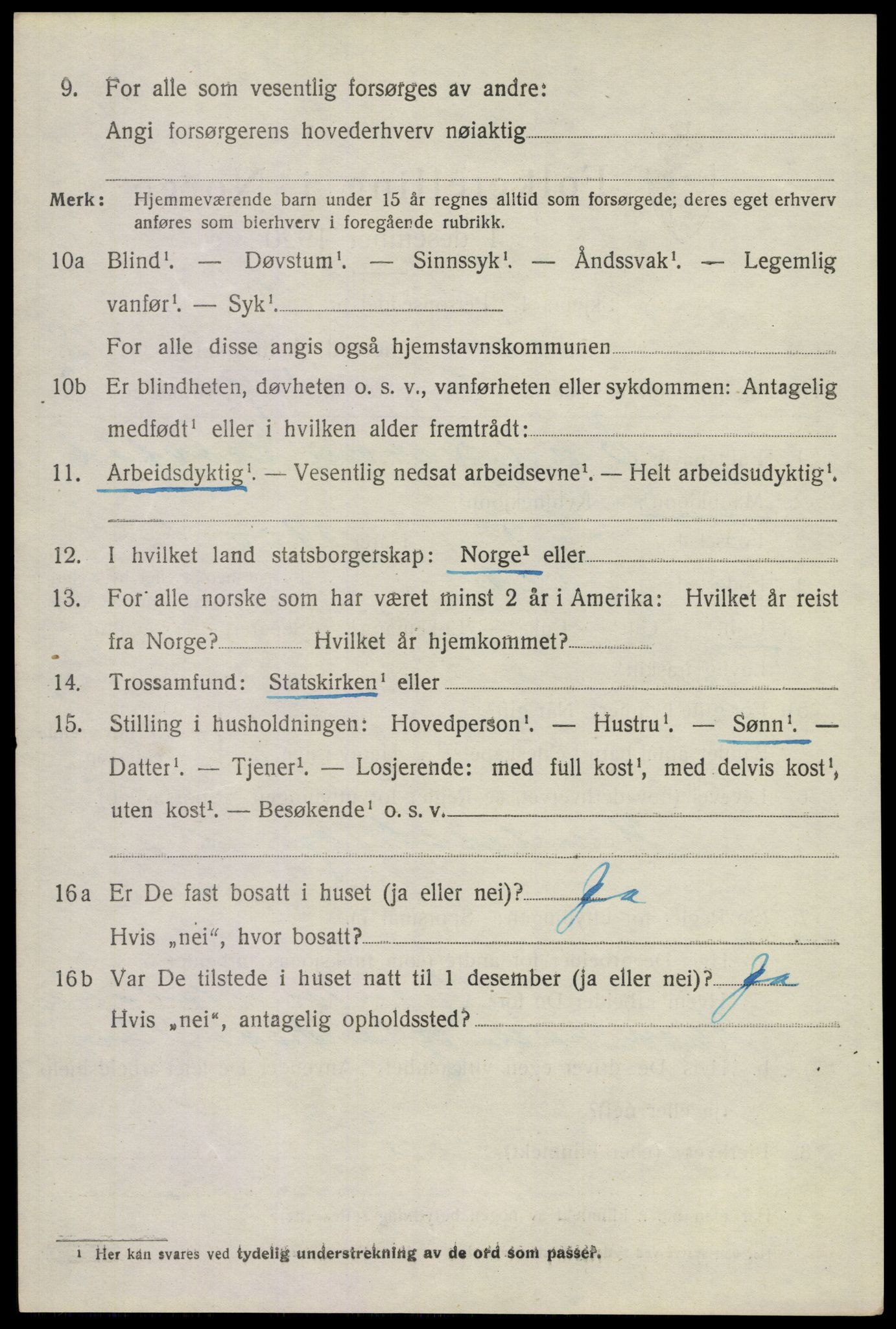 SAKO, 1920 census for Lier, 1920, p. 26091