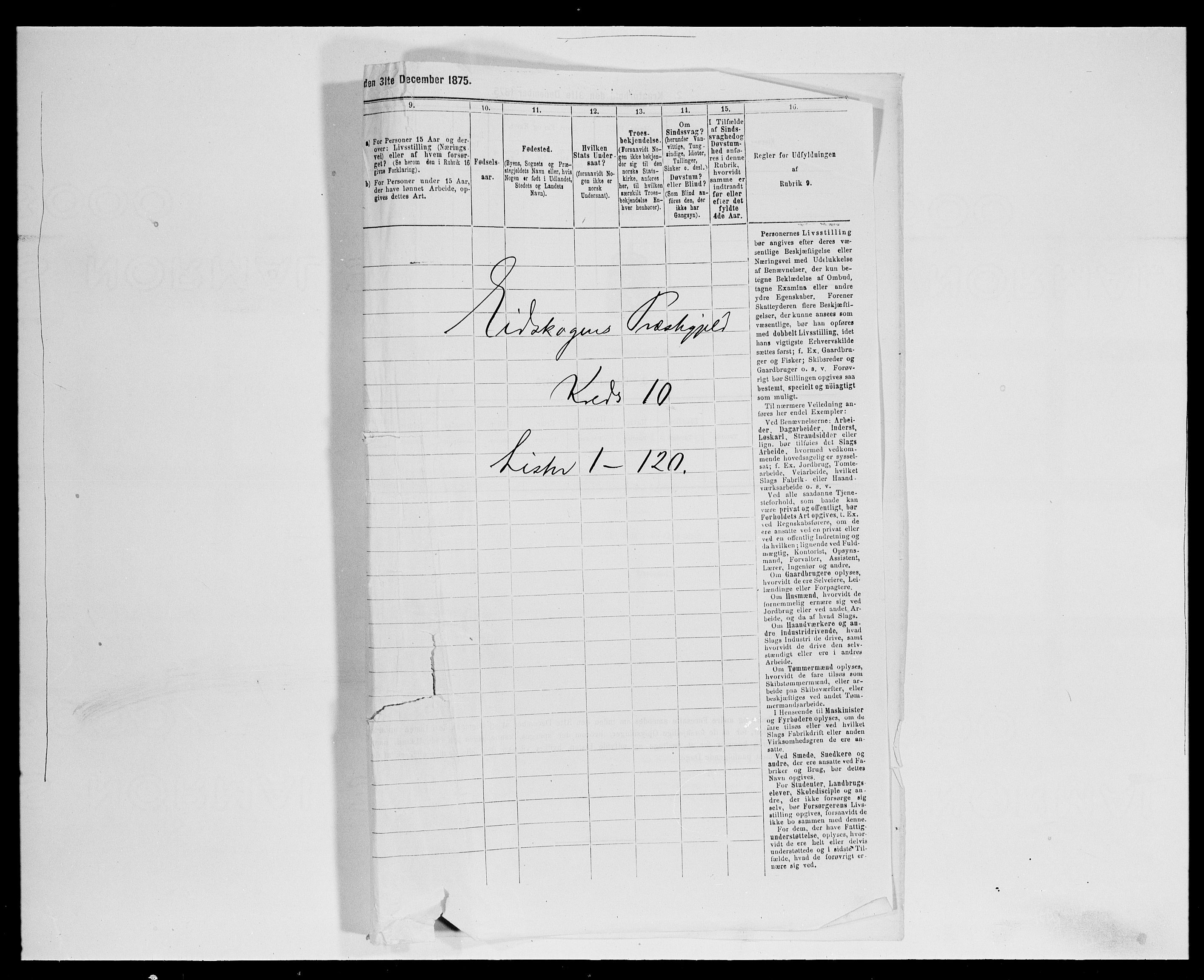 SAH, 1875 census for 0420P Eidskog, 1875, p. 1725