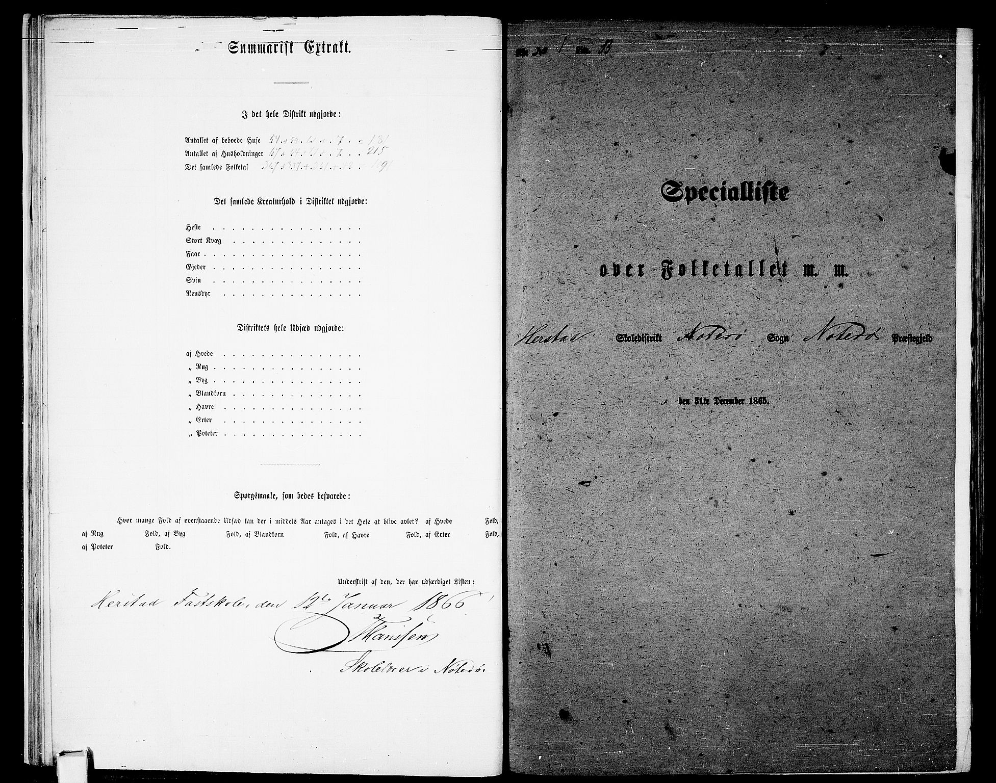 RA, 1865 census for Nøtterøy, 1865, p. 25